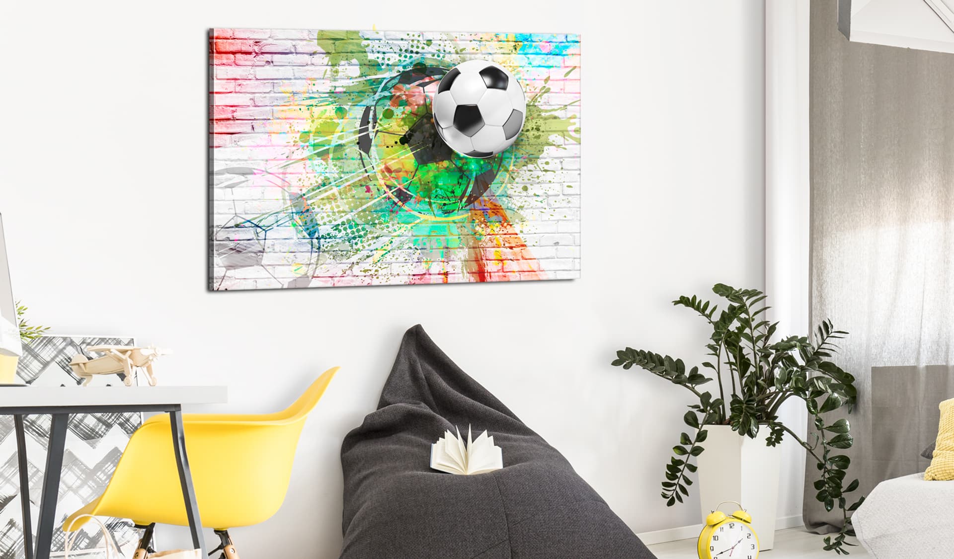 

Obraz - Kolorowy sport (Piłka nożna) (rozmiar 90x60)