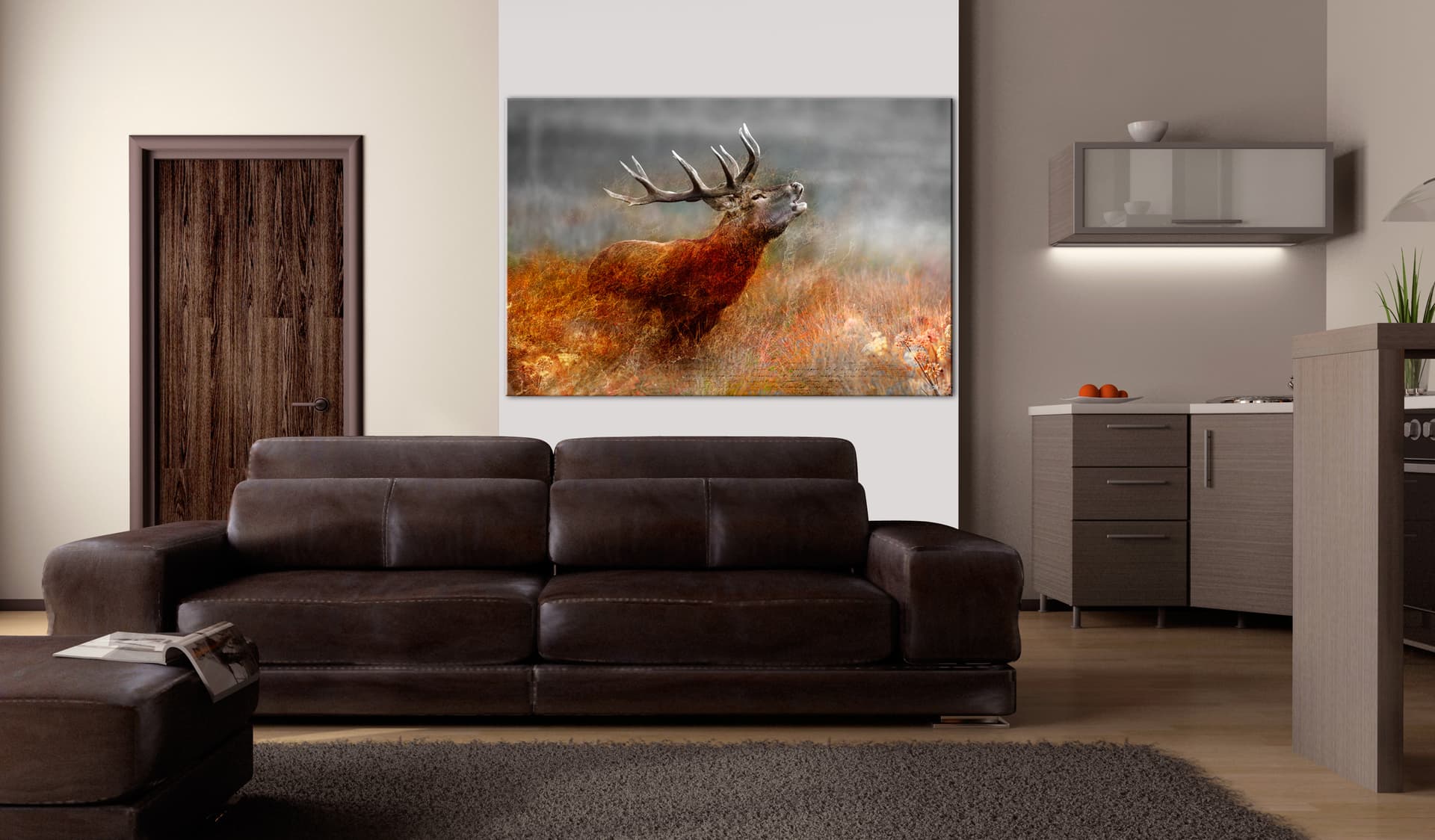 

Obraz - Ryczący jeleń (rozmiar 90x60)
