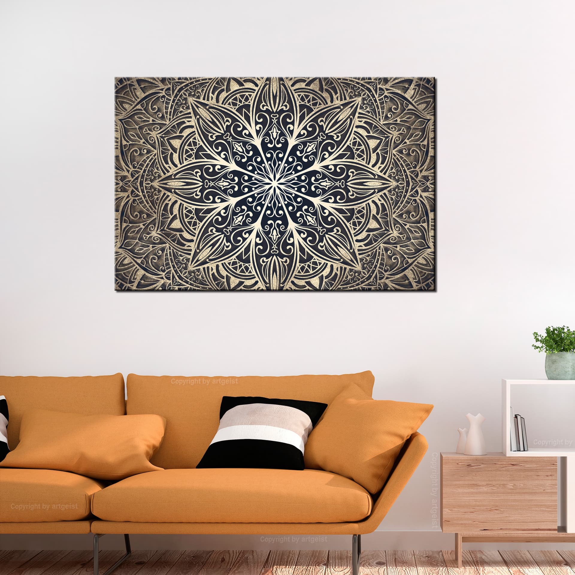 

Obraz - Kwiaty orientu (1-częściowy) szeroki brązowy (rozmiar 120x80)