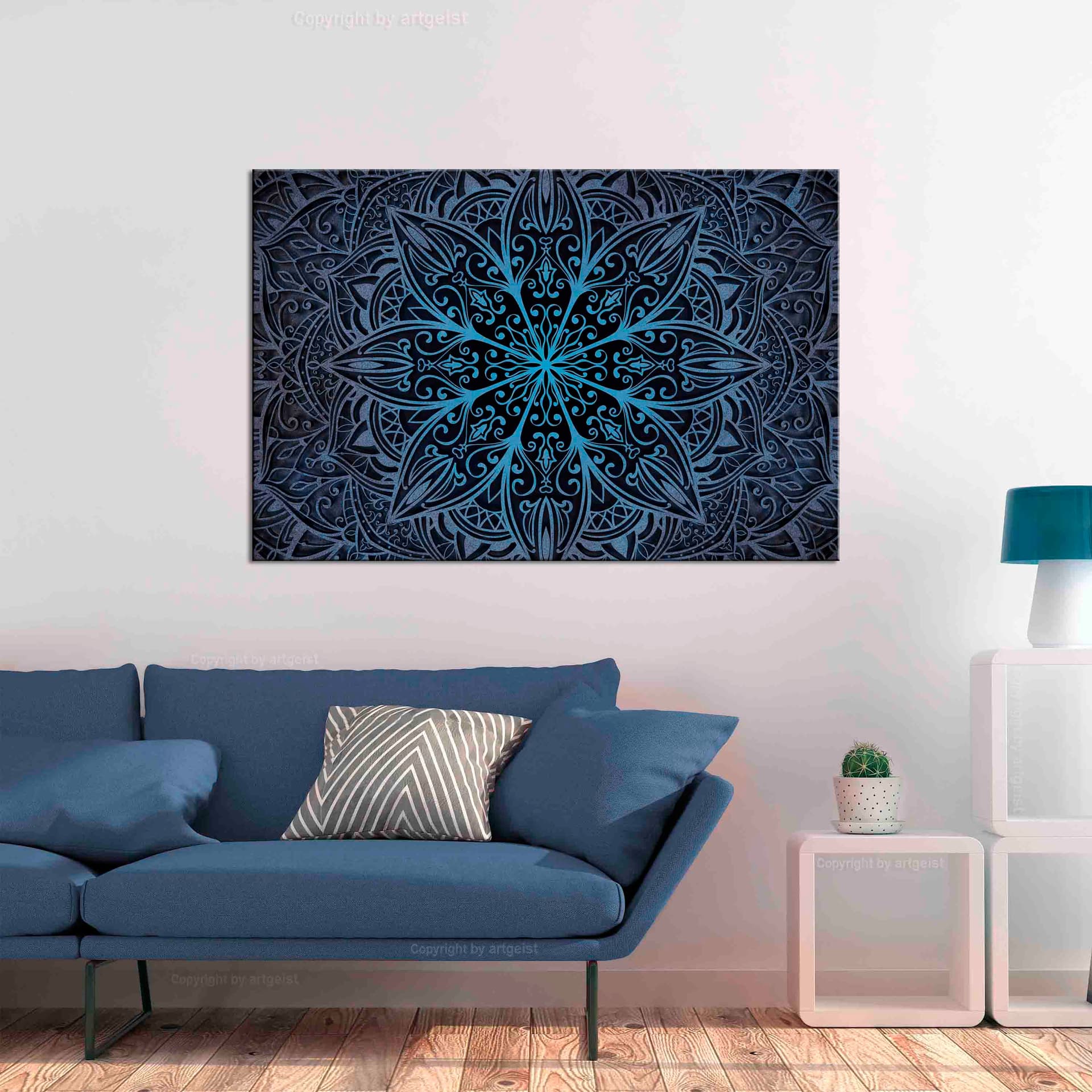 

Obraz - Kwiaty orientu (1-częściowy) szeroki niebieski (rozmiar 90x60)