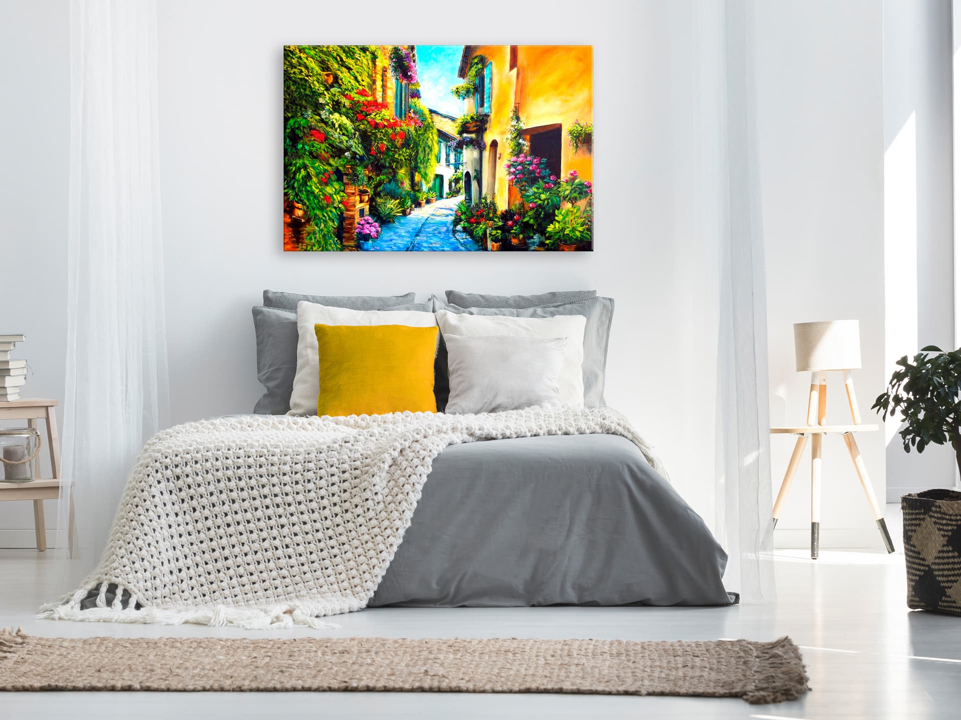 

Obraz - Piękna uliczka (1-częściowy) szeroki (rozmiar 120x80)
