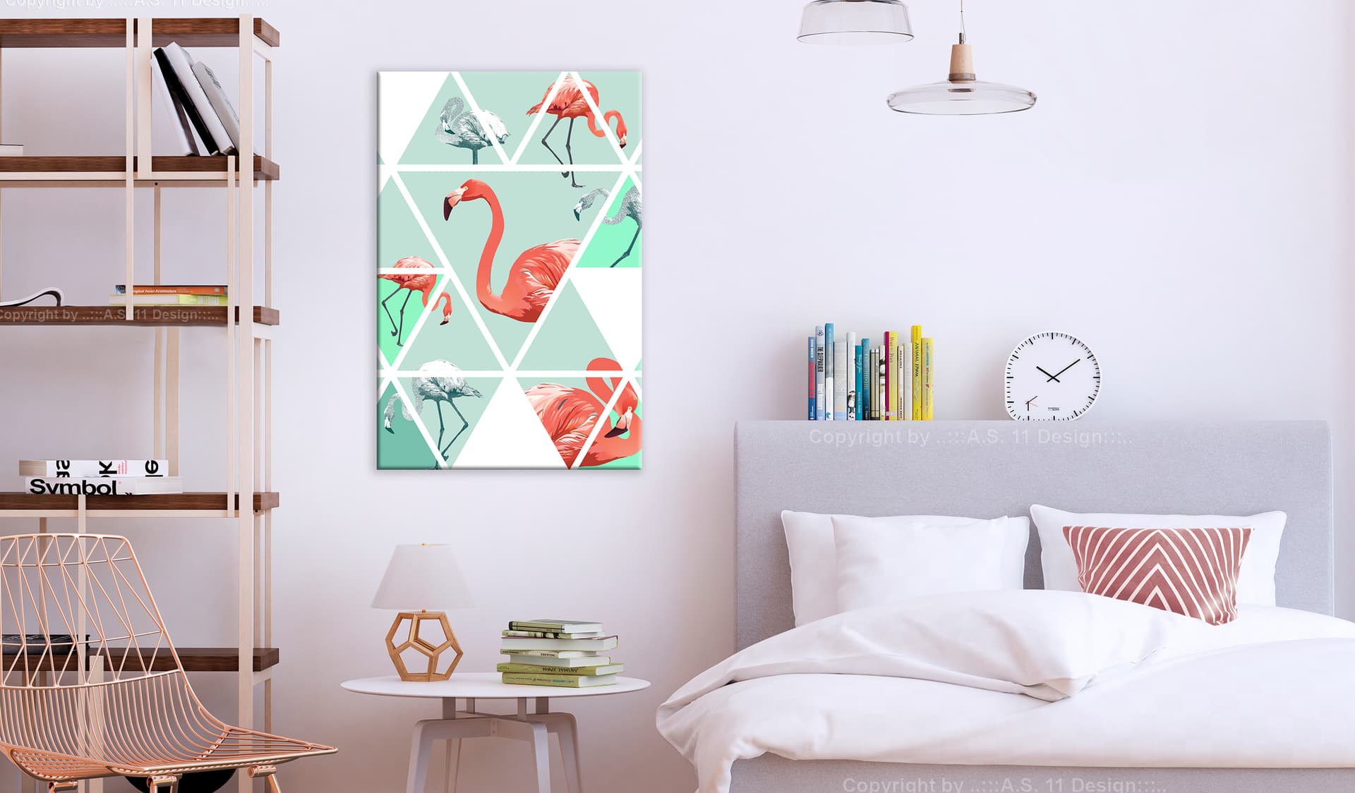 

Obraz - Geometryczne flamingi (1-częściowy) pionowy (rozmiar 40x60)