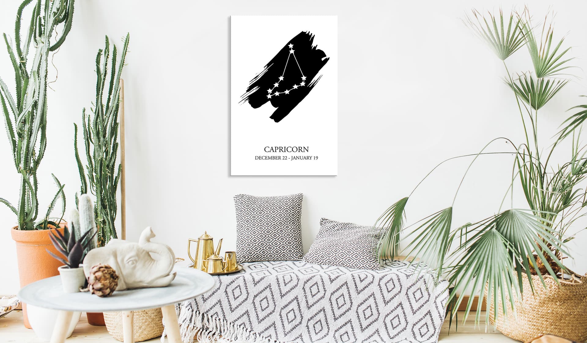

Obraz - Znaki zodiaku: Koziorożec (1-częściowy) pionowy (rozmiar 40x60)