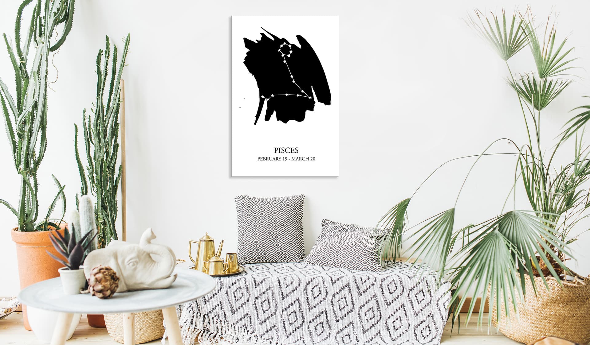 

Obraz - Znaki zodiaku: Ryby (1-częściowy) pionowy (rozmiar 60x90)