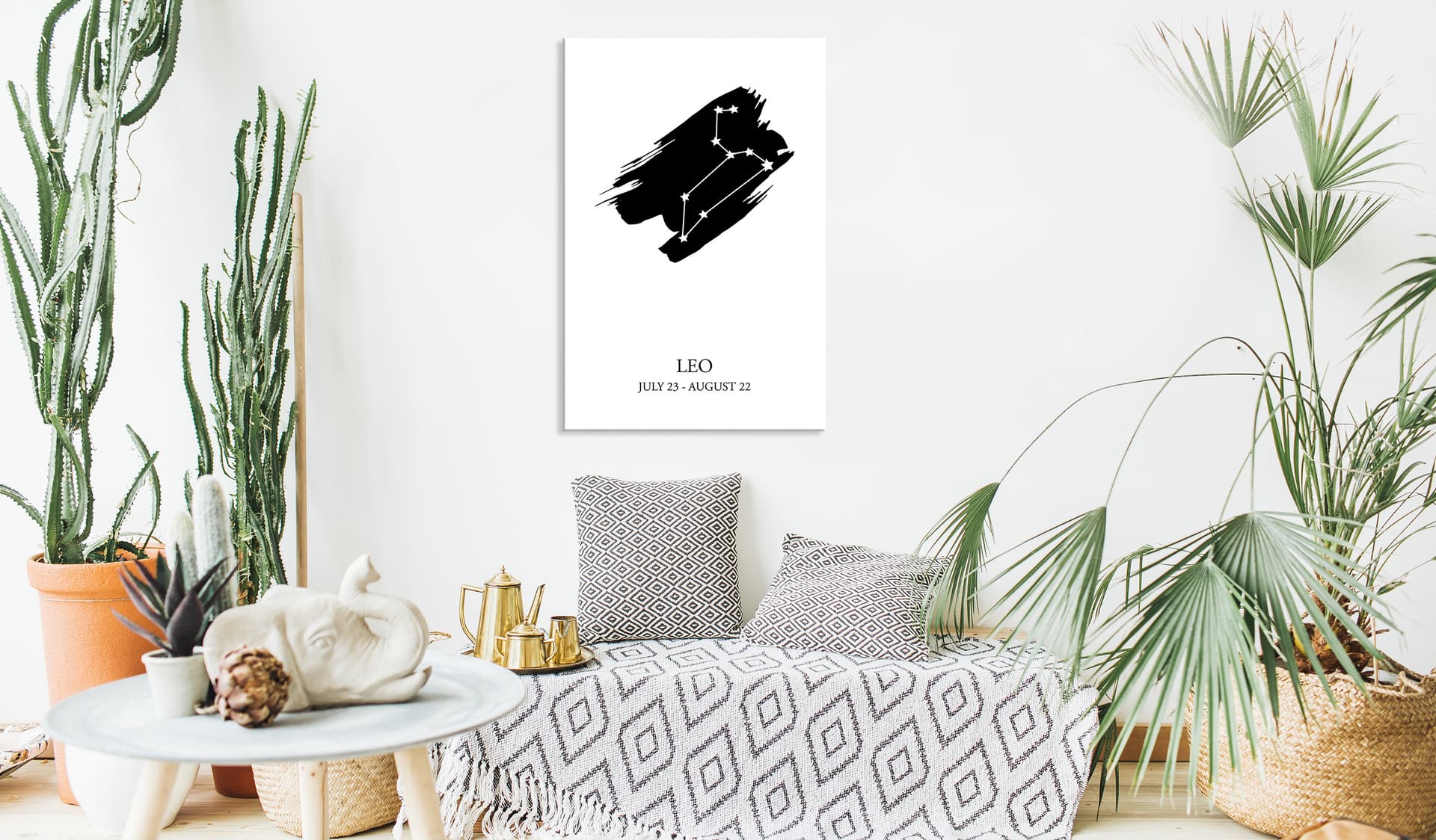 

Obraz - Znaki zodiaku: Lew (1-częściowy) pionowy (rozmiar 40x60)