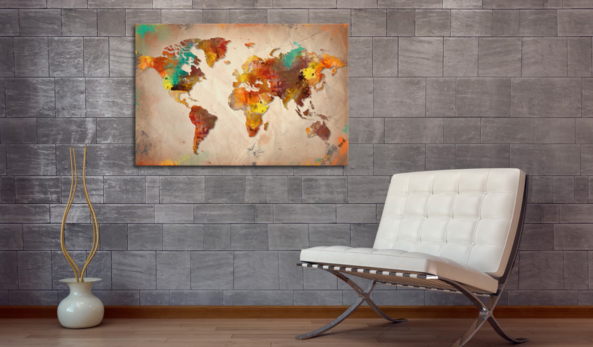 

Obraz - Painted World (rozmiar 120x80)