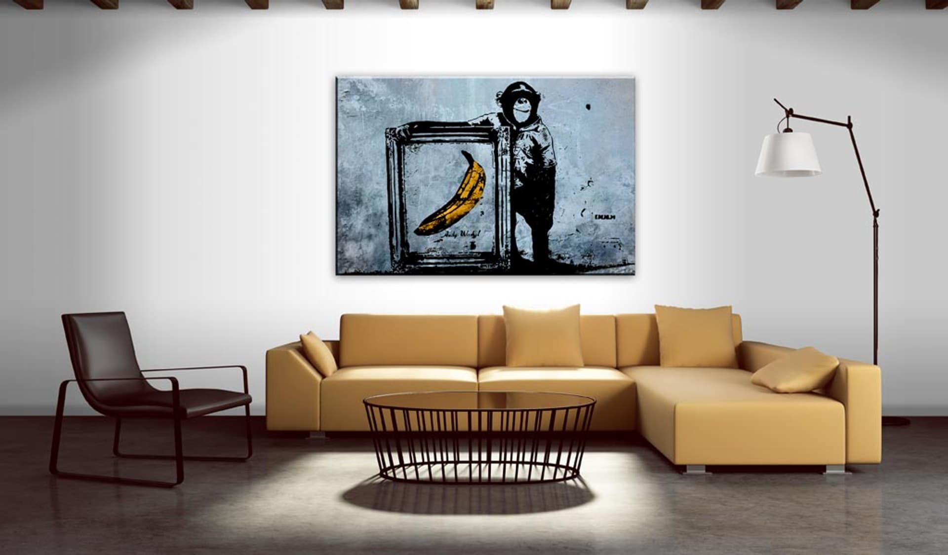 

Obraz - Zainspirowane Banksym (rozmiar 60x40)