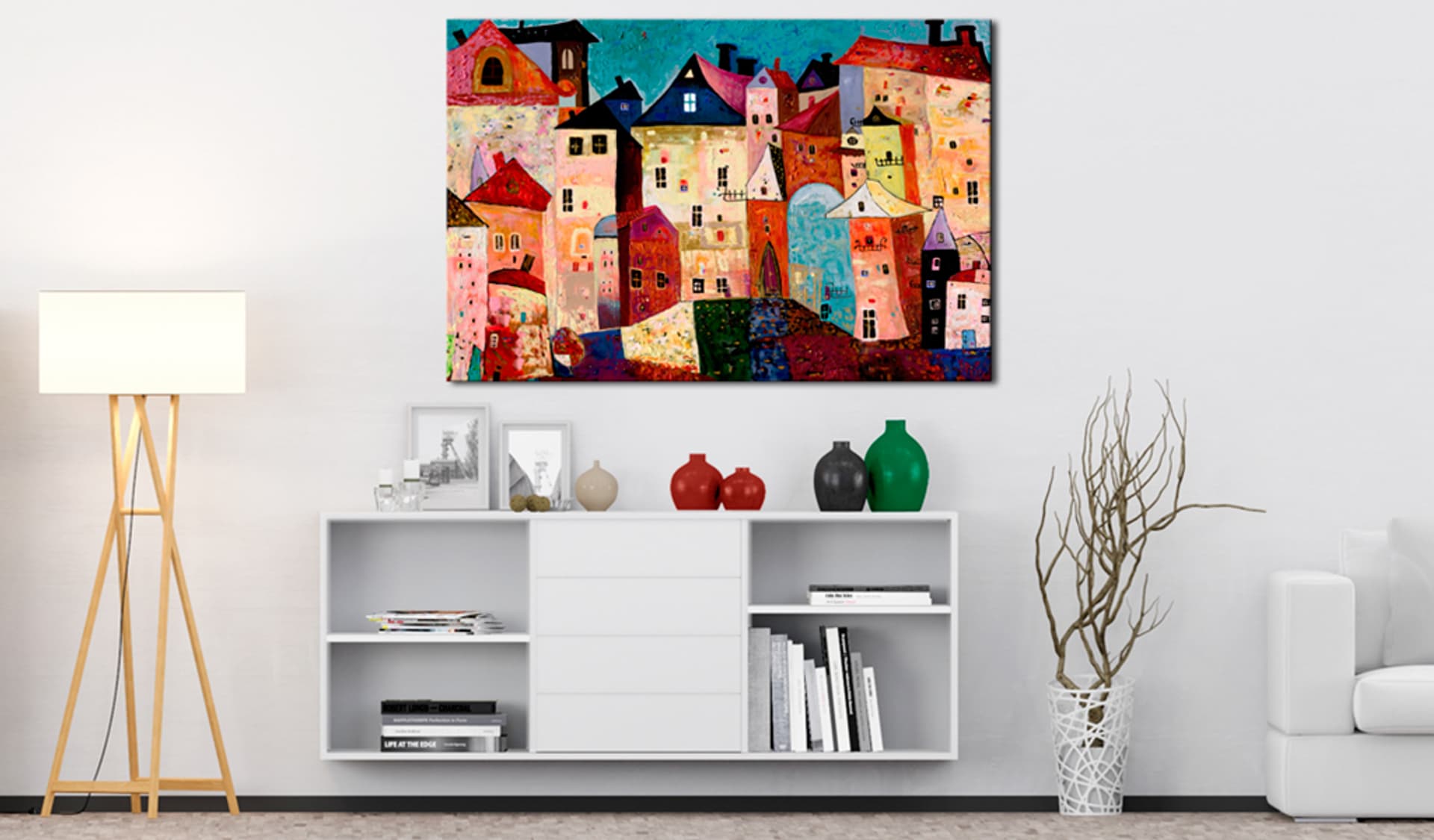 

Obraz - Artystyczne miasto (rozmiar 60x40)