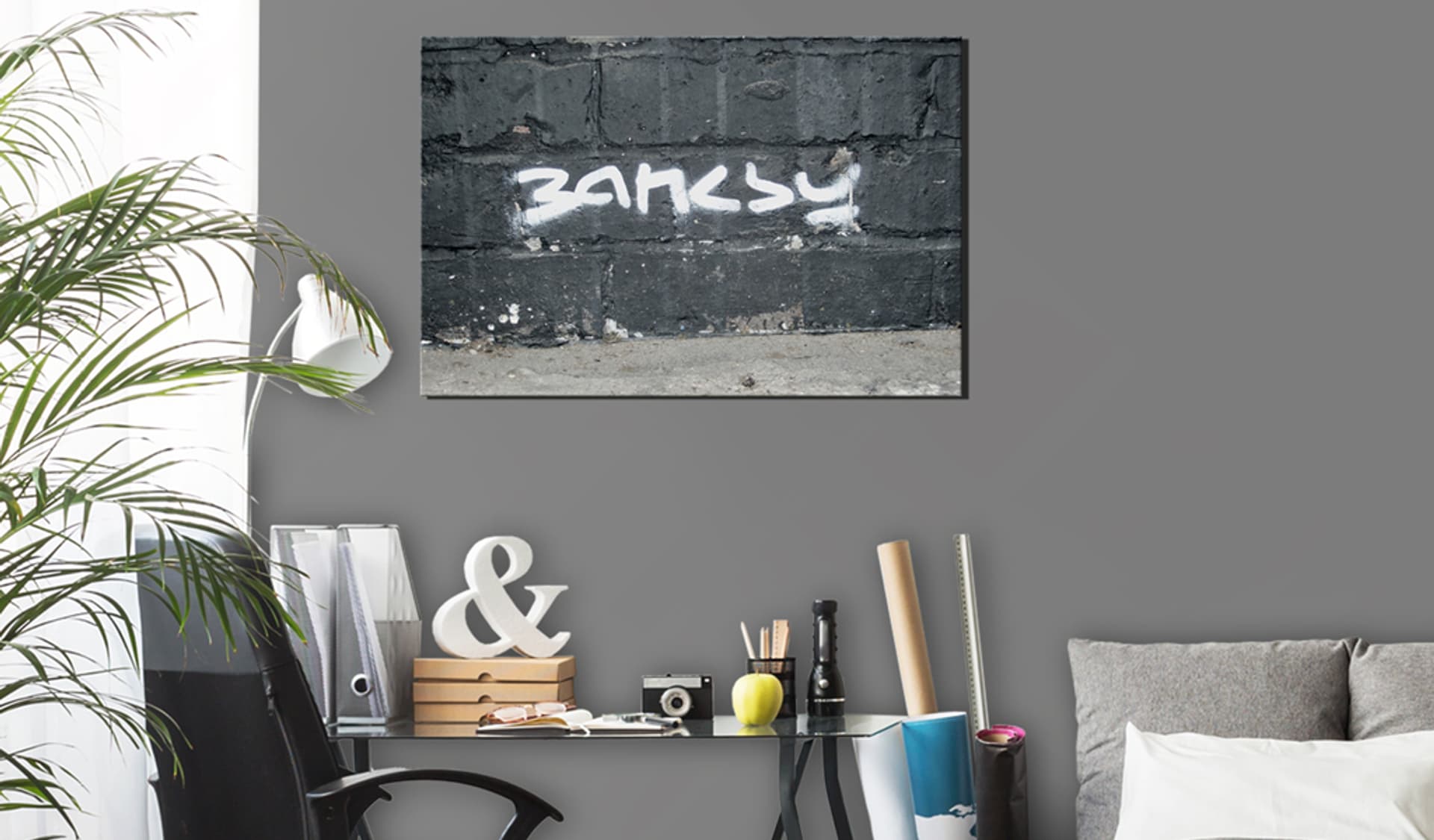 

Obraz - Podpis Banksy'ego (rozmiar 60x40)