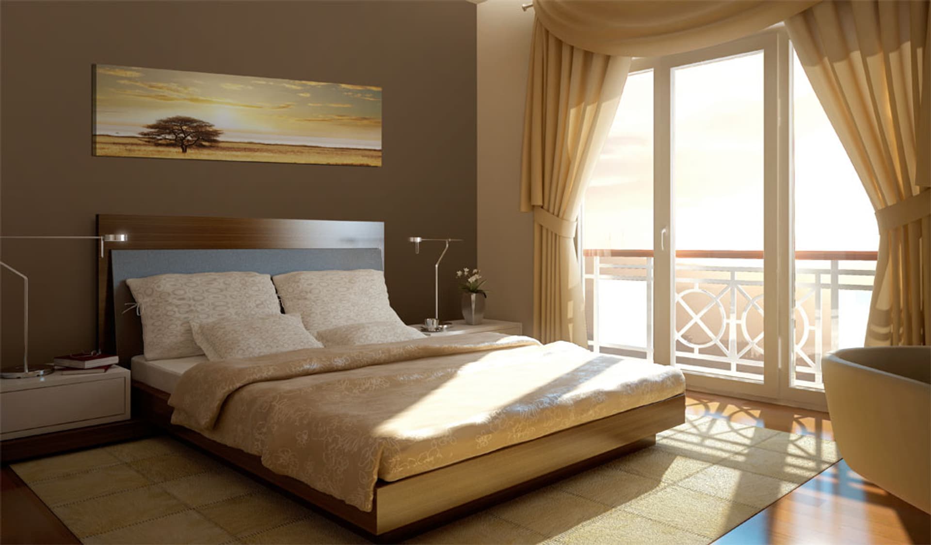 

Obraz - Lonely tree on savannah (rozmiar 135x45)