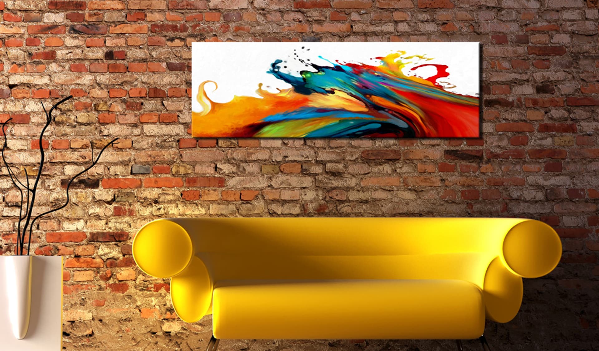 

Obraz - Colorful Storm (rozmiar 120x40)