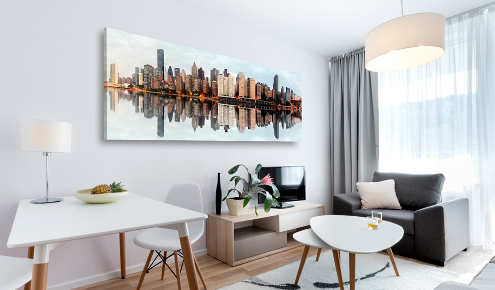 

Obraz - Poranny Manhattan (rozmiar 120x40)