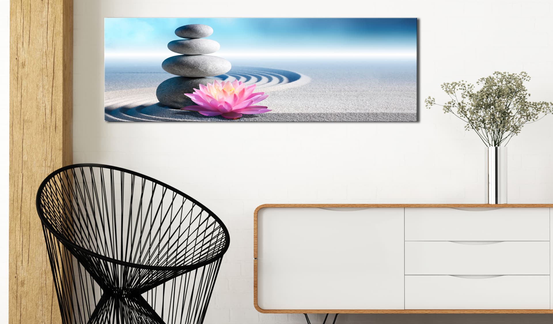 

Obraz - Ogród Zen (rozmiar 120x40)