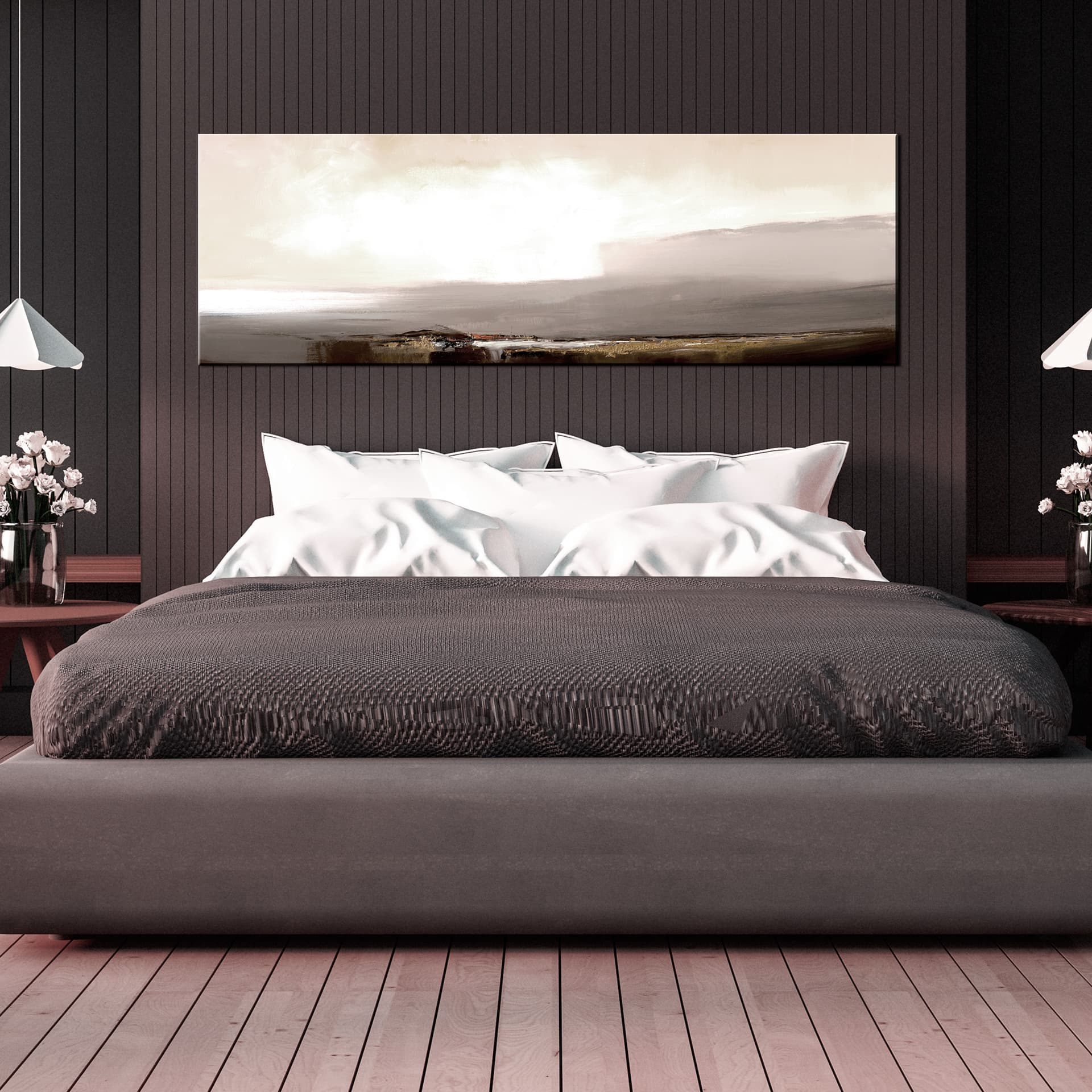 

Obraz - Początek końca (1-częściowy) brązowy wąski (rozmiar 135x45)