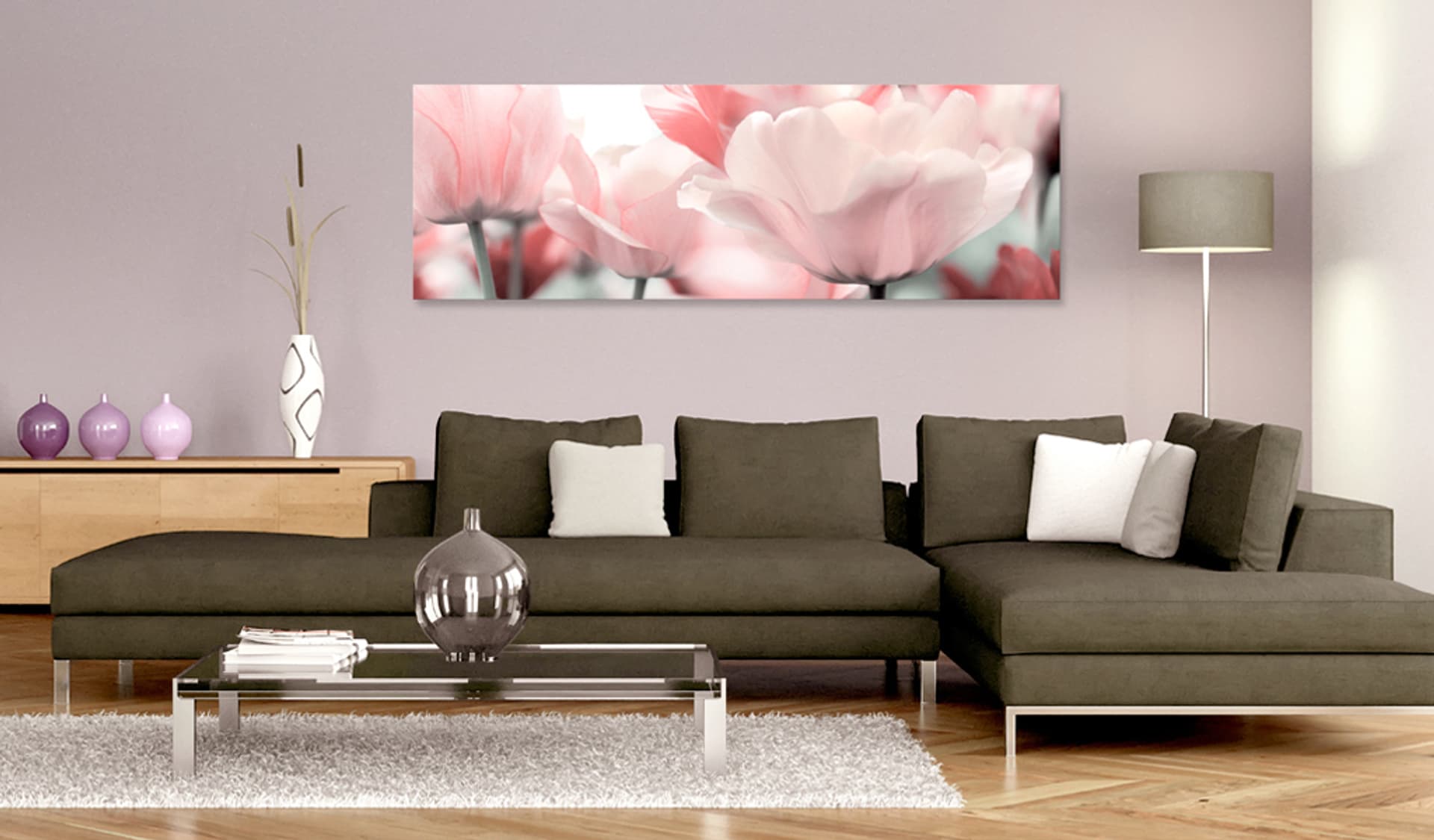 

Obraz - Różowe tulipany (rozmiar 135x45)