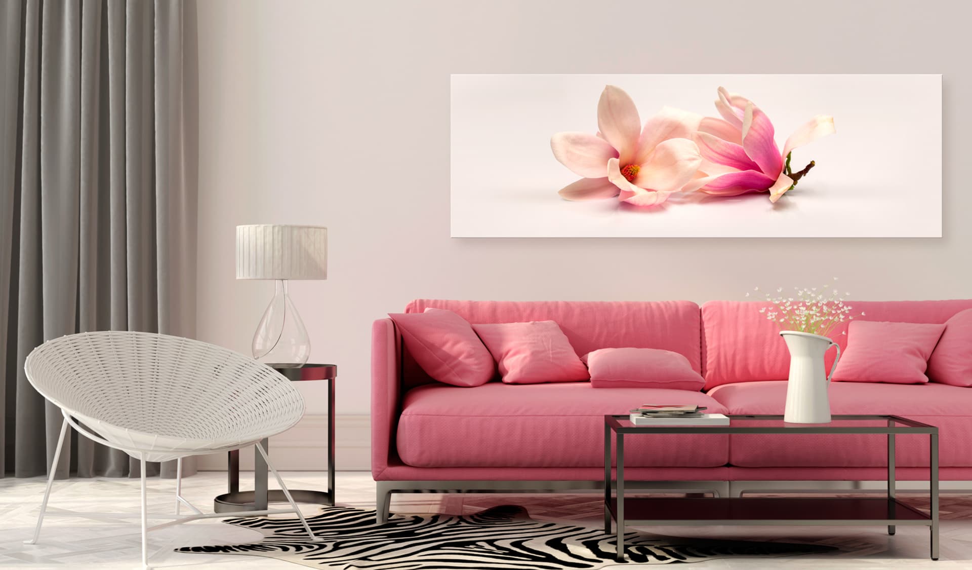 

Obraz - Piękne magnolie (rozmiar 120x40)