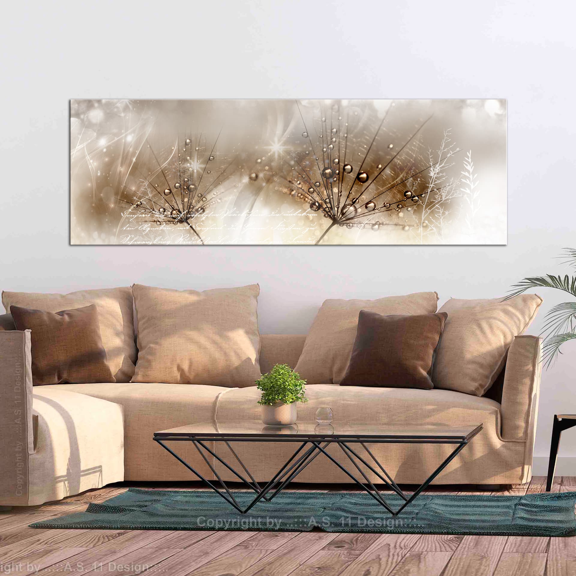 

Obraz - Krople rosy (1-częściowy) brązowy wąski (rozmiar 150x50)