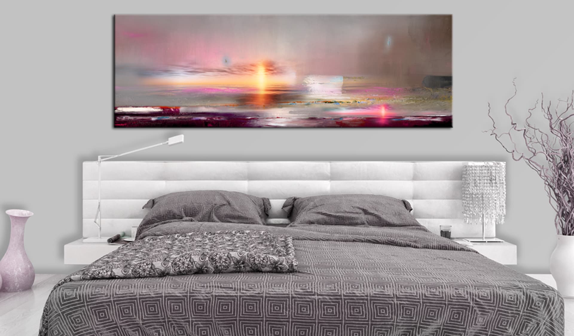 

Obraz - Różowa plaża (rozmiar 135x45)