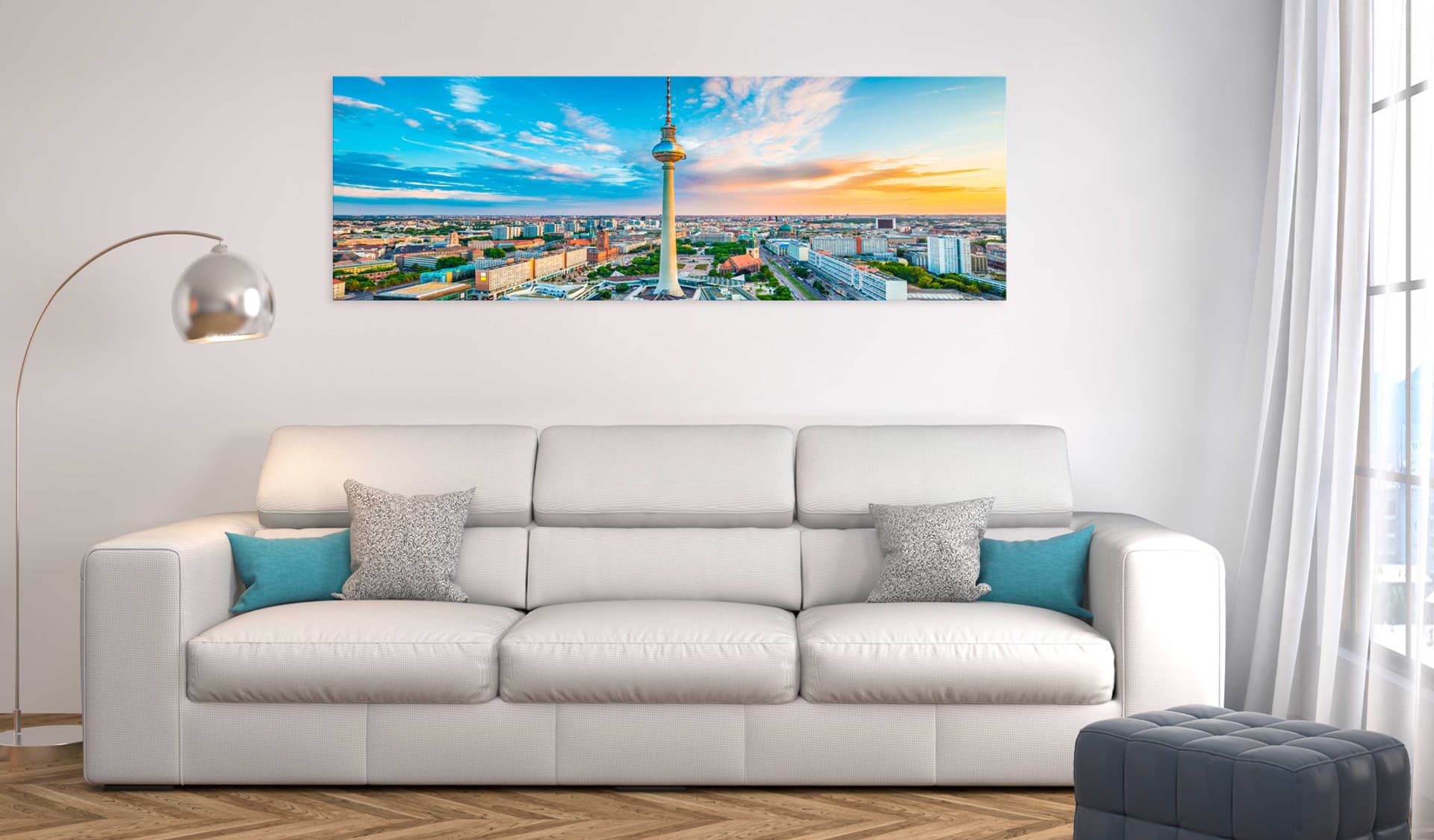 

Obraz - Berliner Fernsehturm, Niemcy (rozmiar 150x50)