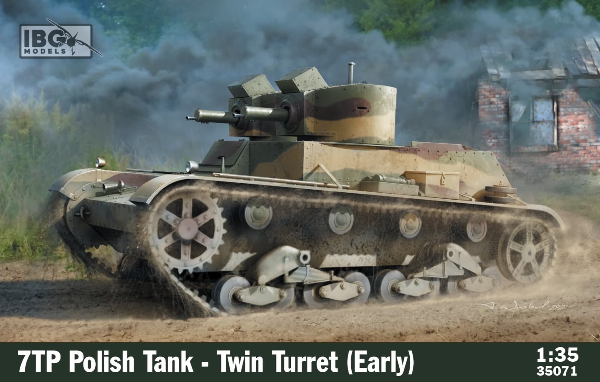 

Model do sklejania 7TP Polish Tank-Twin Turret Early Production