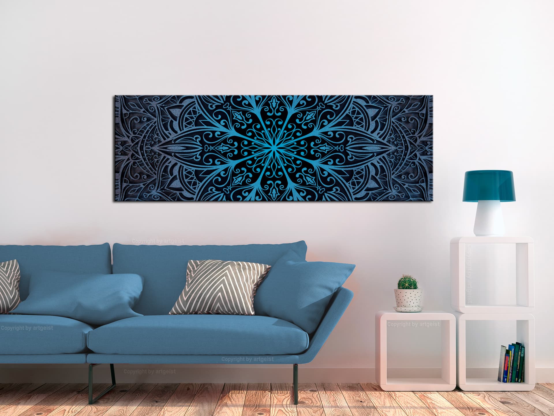 

Obraz - Pióra (1-częściowy) niebieski wąski (rozmiar 150x50)