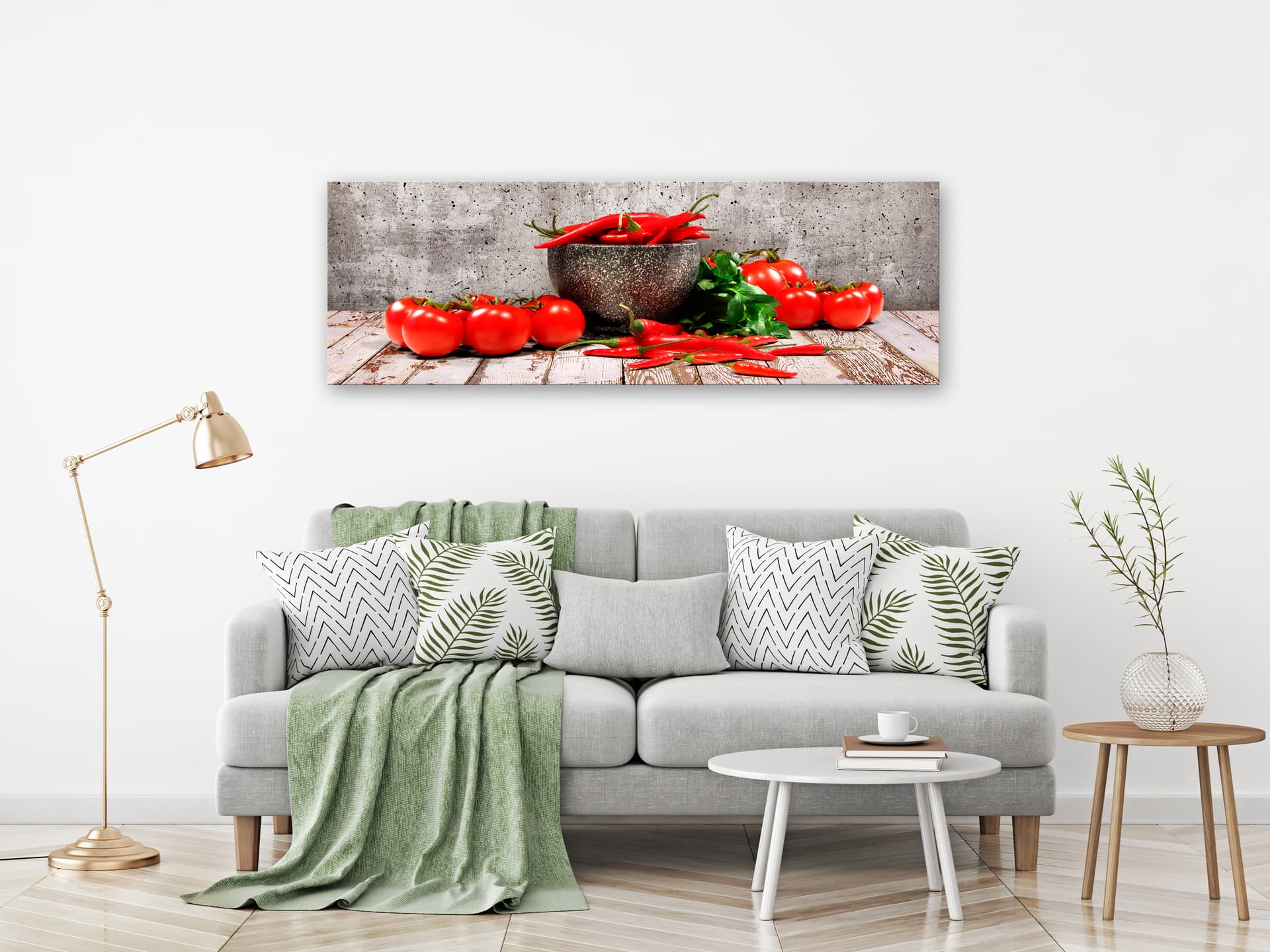 

Obraz - Czerwone warzywa (1-częściowy) beton wąski (rozmiar 150x50)