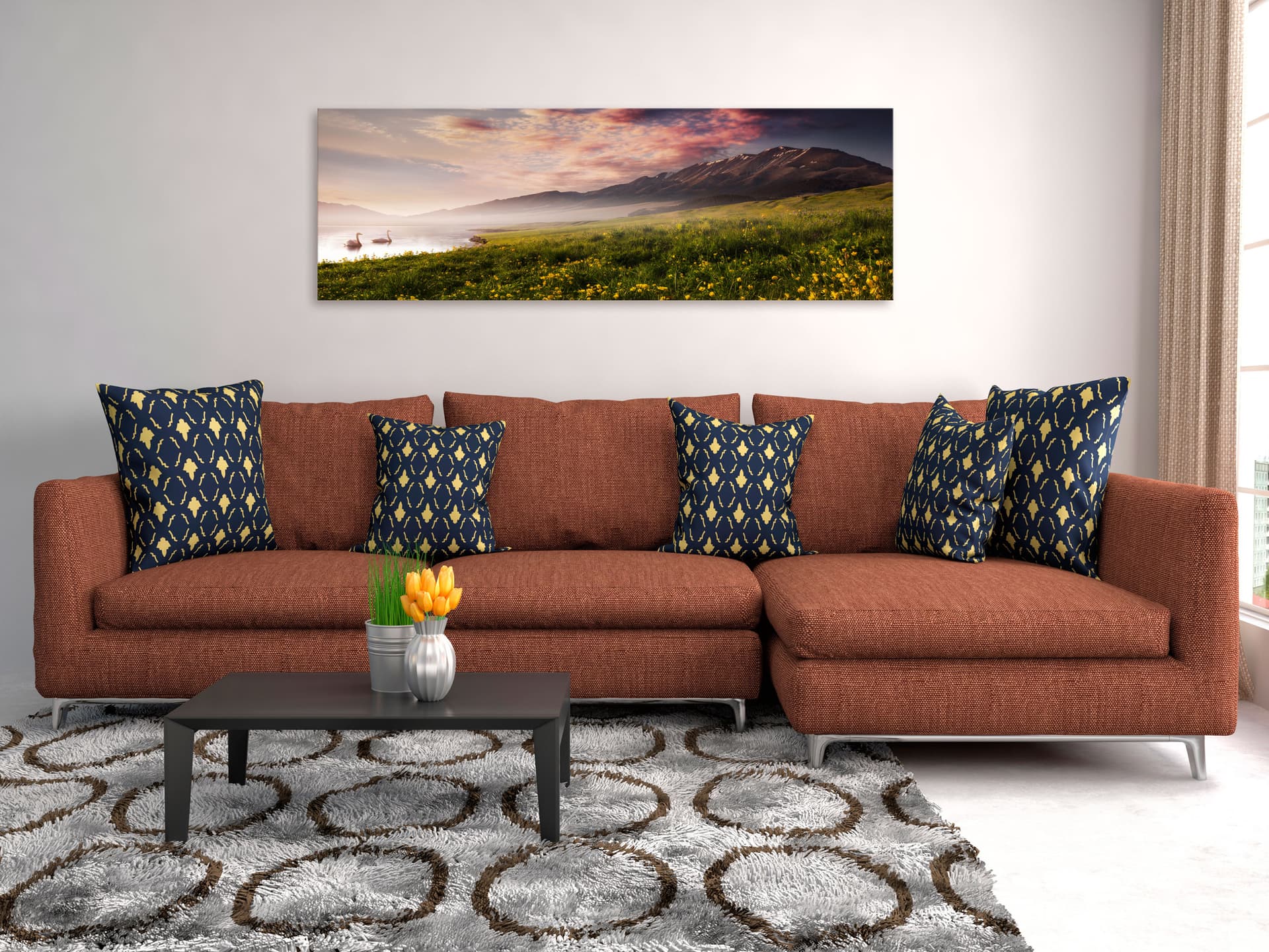 

Obraz - Jezioro Sayram (1-częściowy) wąski (rozmiar 135x45)