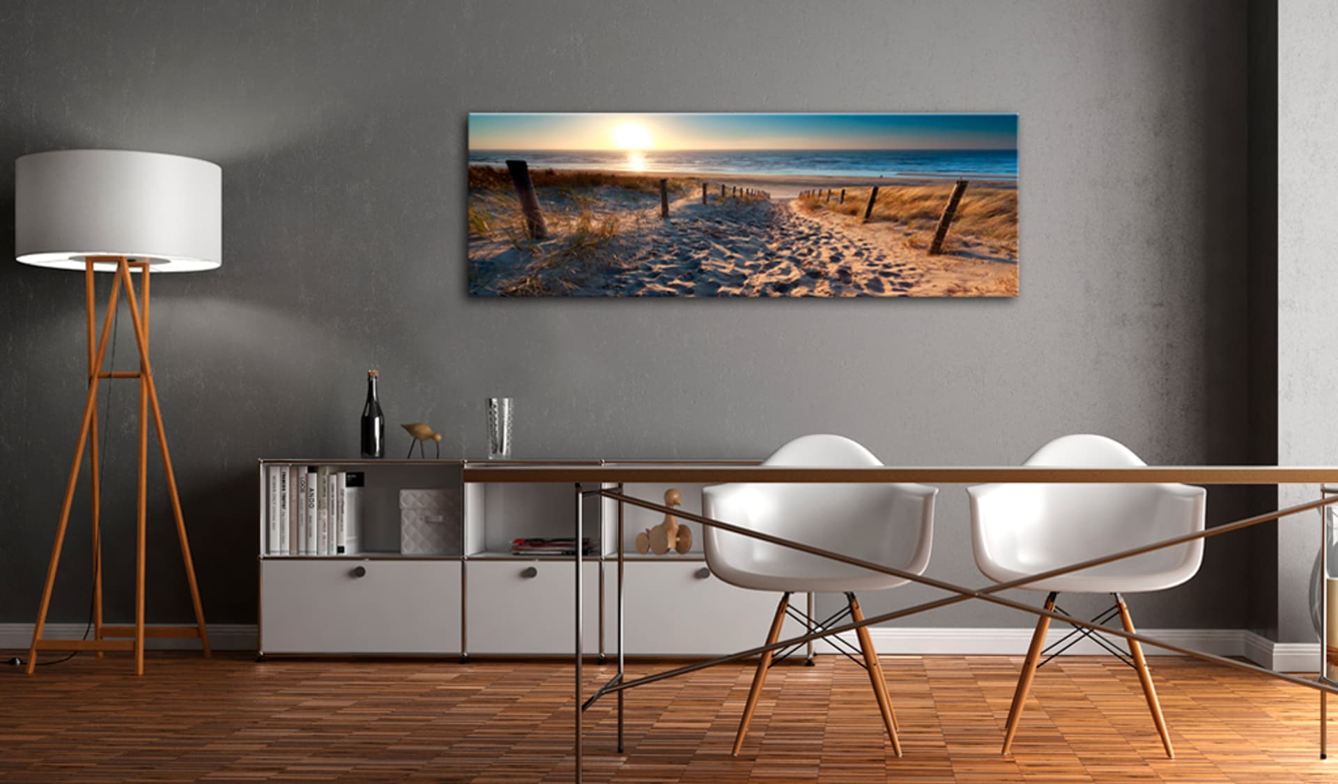 

Obraz - Ścieżka zachodzącego słońca (rozmiar 120x40)
