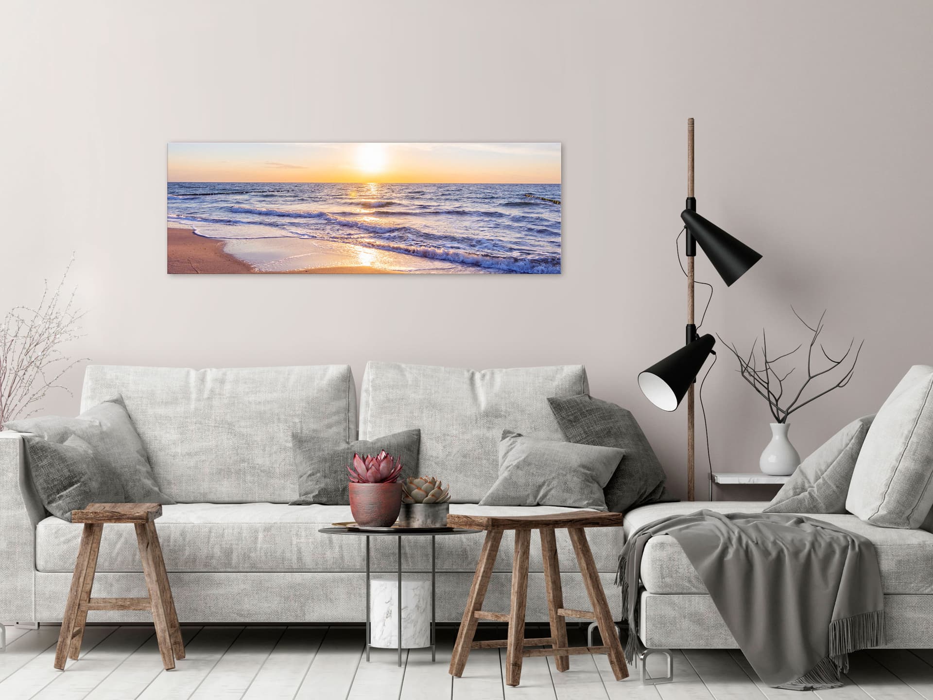 

Obraz - Spokojne fale (1-częściowy) wąski brązowy (rozmiar 150x50)