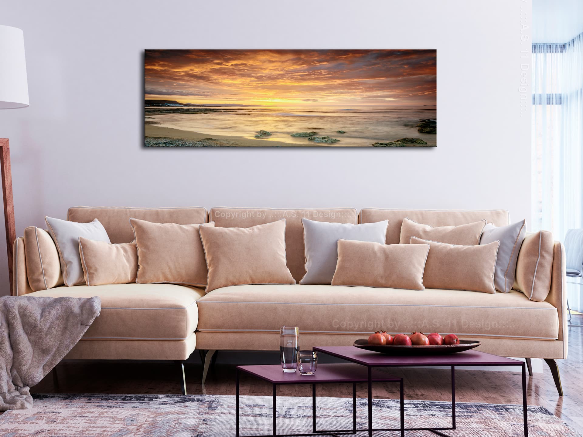 

Obraz - Plaża na Krecie (1-częściowy) wąski pomarańczowy (rozmiar 150x50)