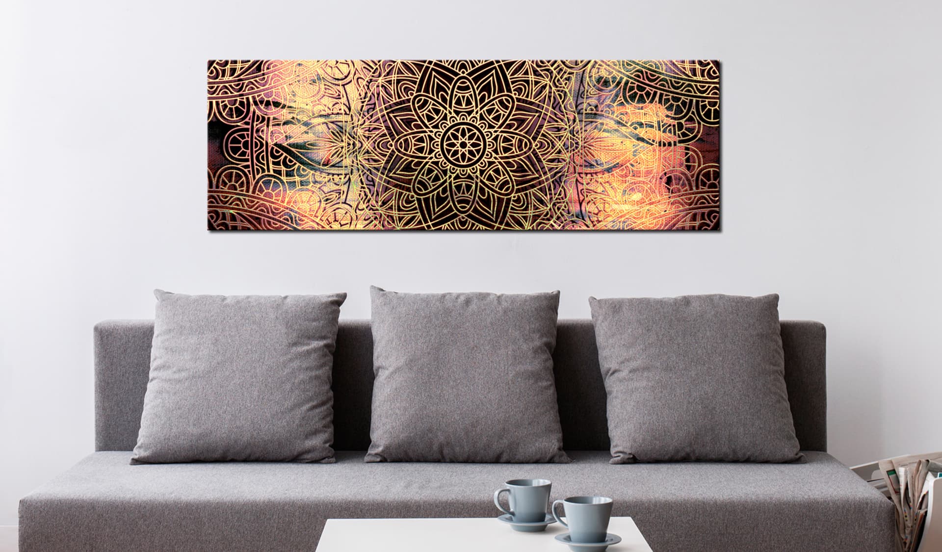 

Obraz - Mandala: Słoneczna poezja (rozmiar 120x40)