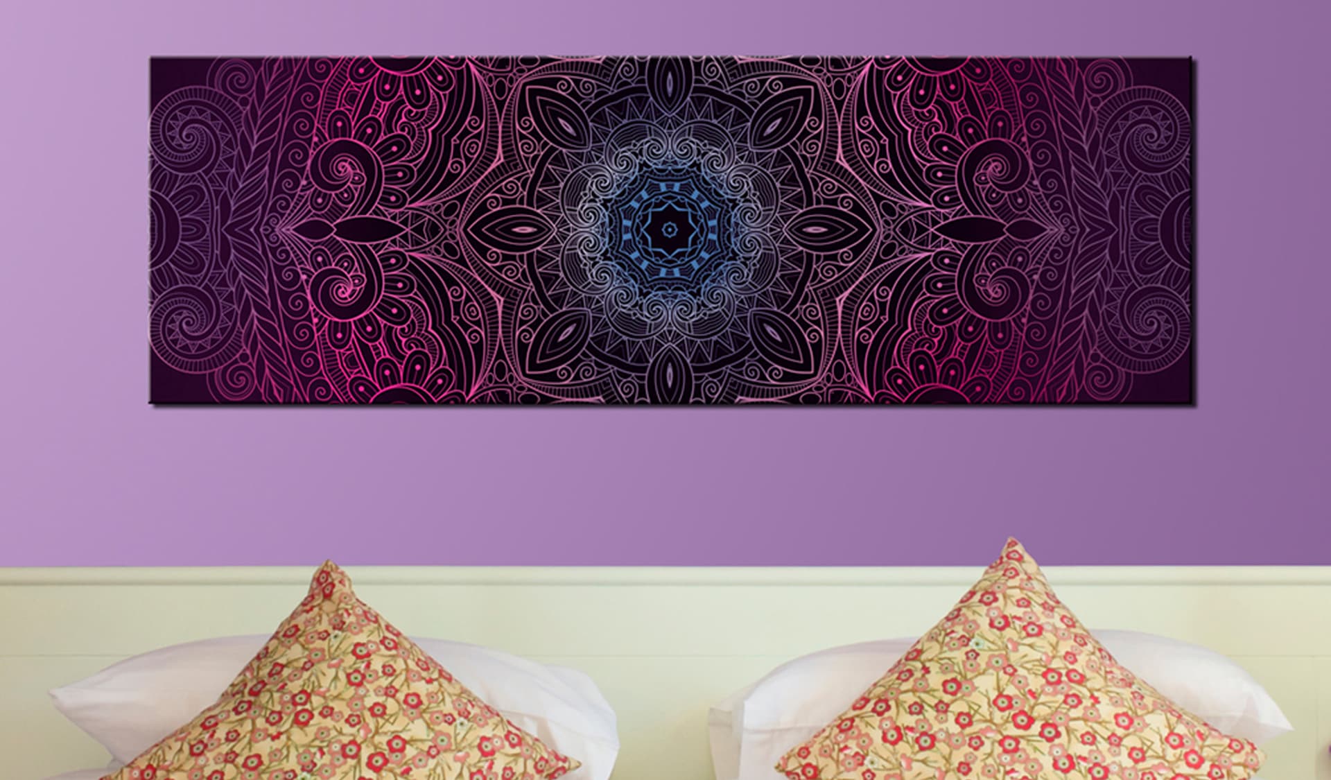 

Obraz - Purpurowa Mandala (rozmiar 135x45)