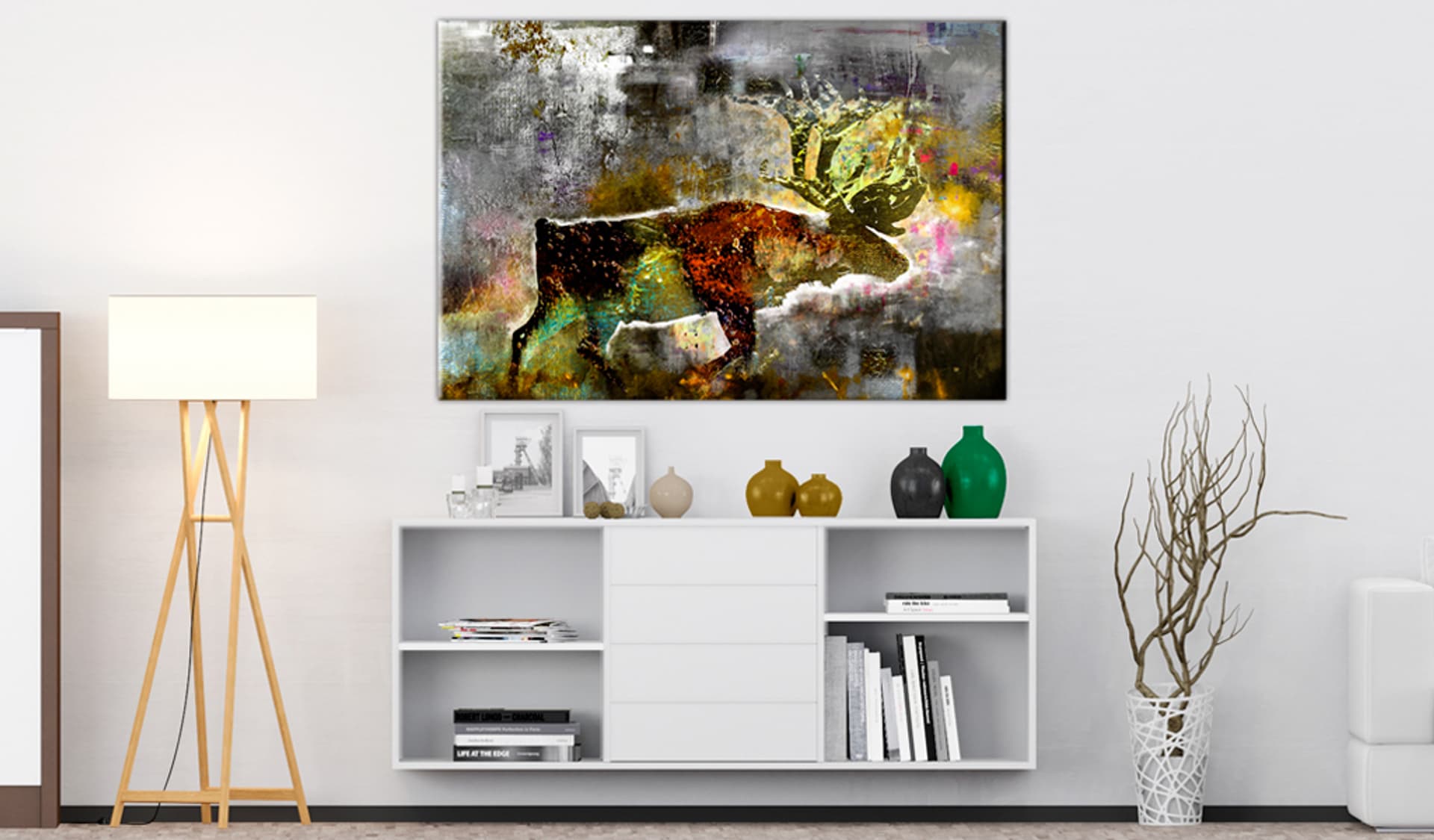 

Obraz - Szmaragdowy karibu (rozmiar 60x40)
