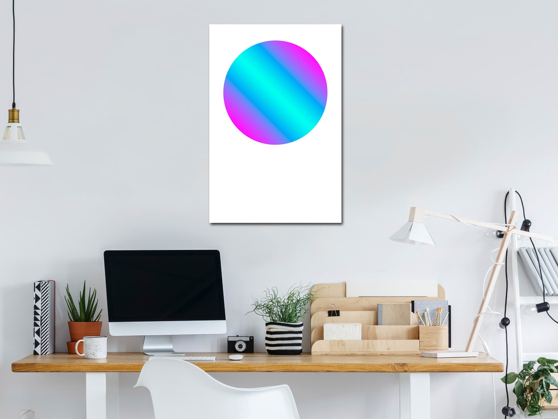 

Obraz - Gradient w kole (1-częściowy) pionowy (rozmiar 40x60)