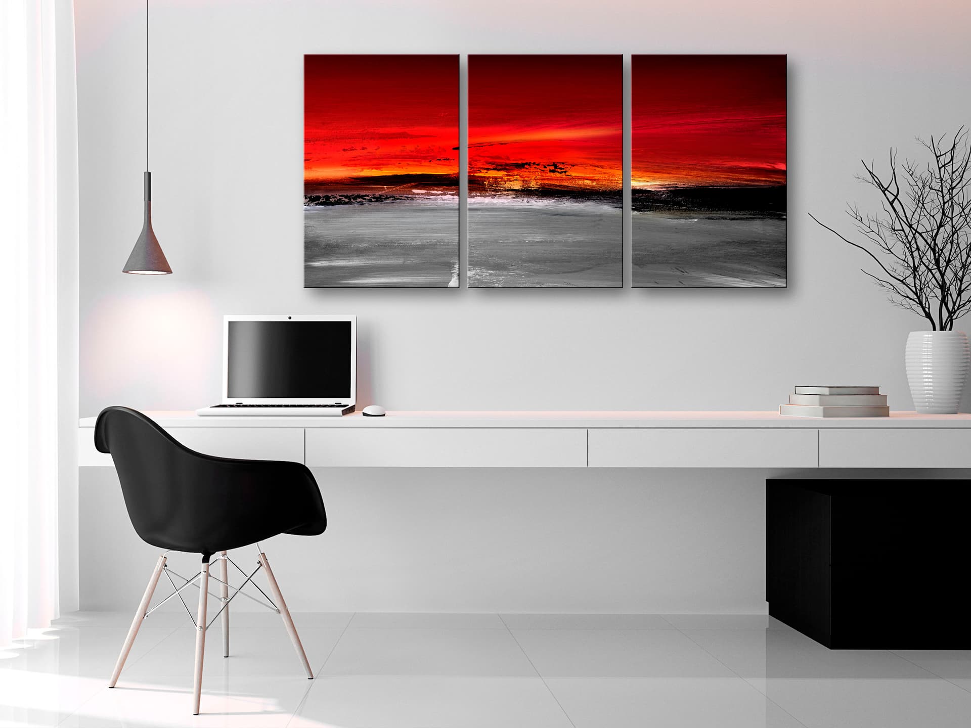 

Obraz - Karmazynowy pejzaż (3-częściowy) (rozmiar 120x60)
