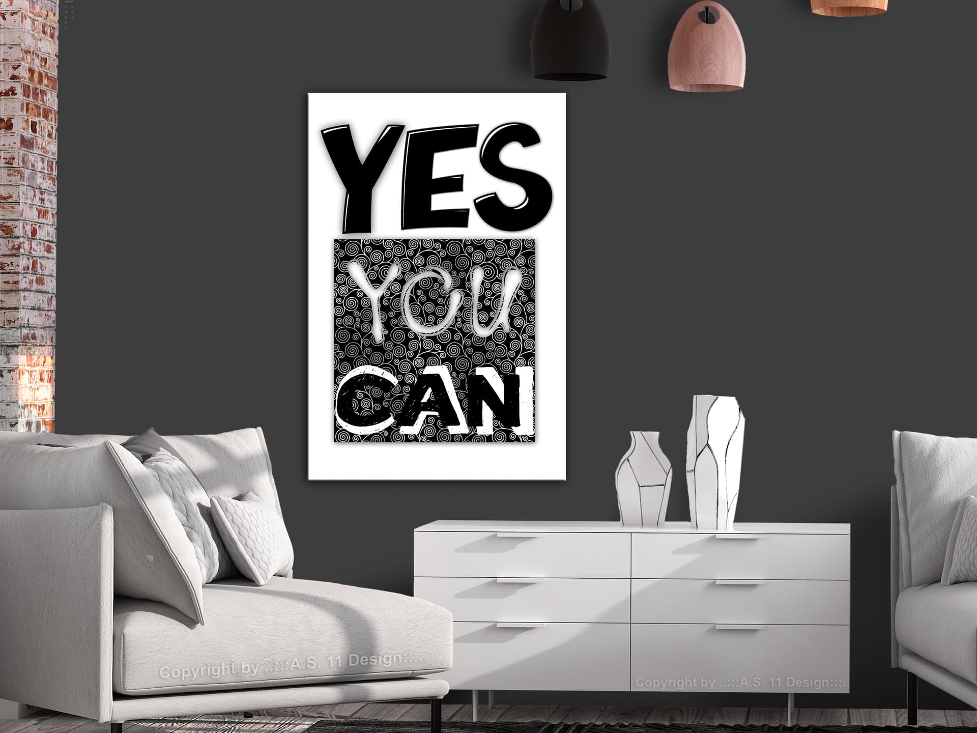 

Obraz - Yes you can (1-częściowy) pionowy (rozmiar 40x60)
