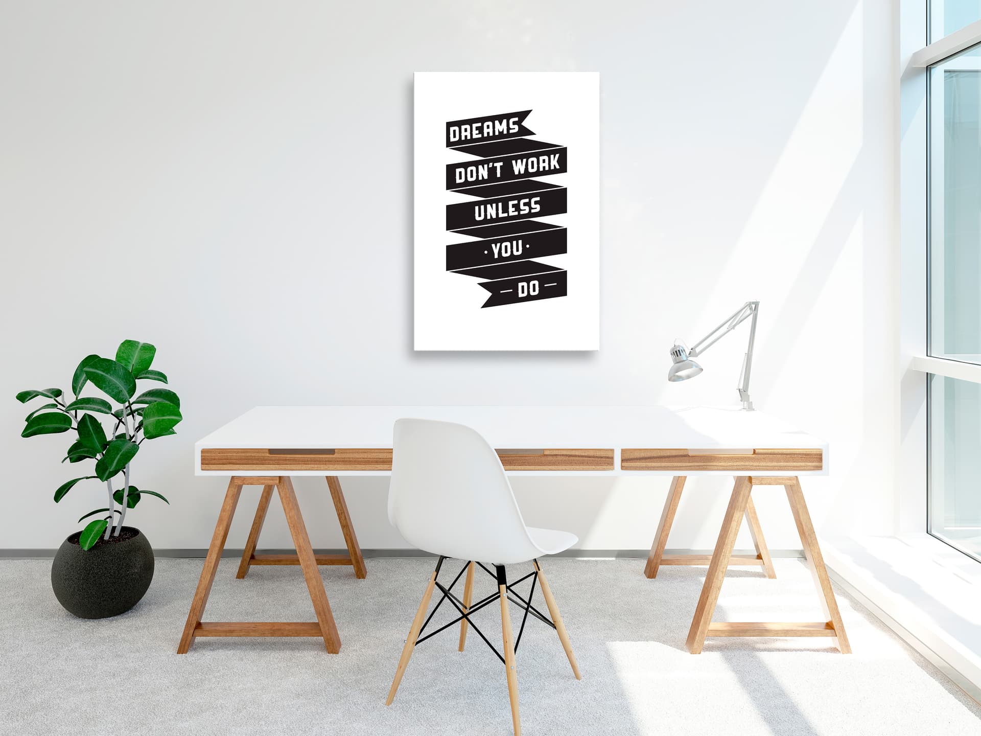 

Obraz - Dreams don't work (1-częściowy) pionowy (rozmiar 40x60)