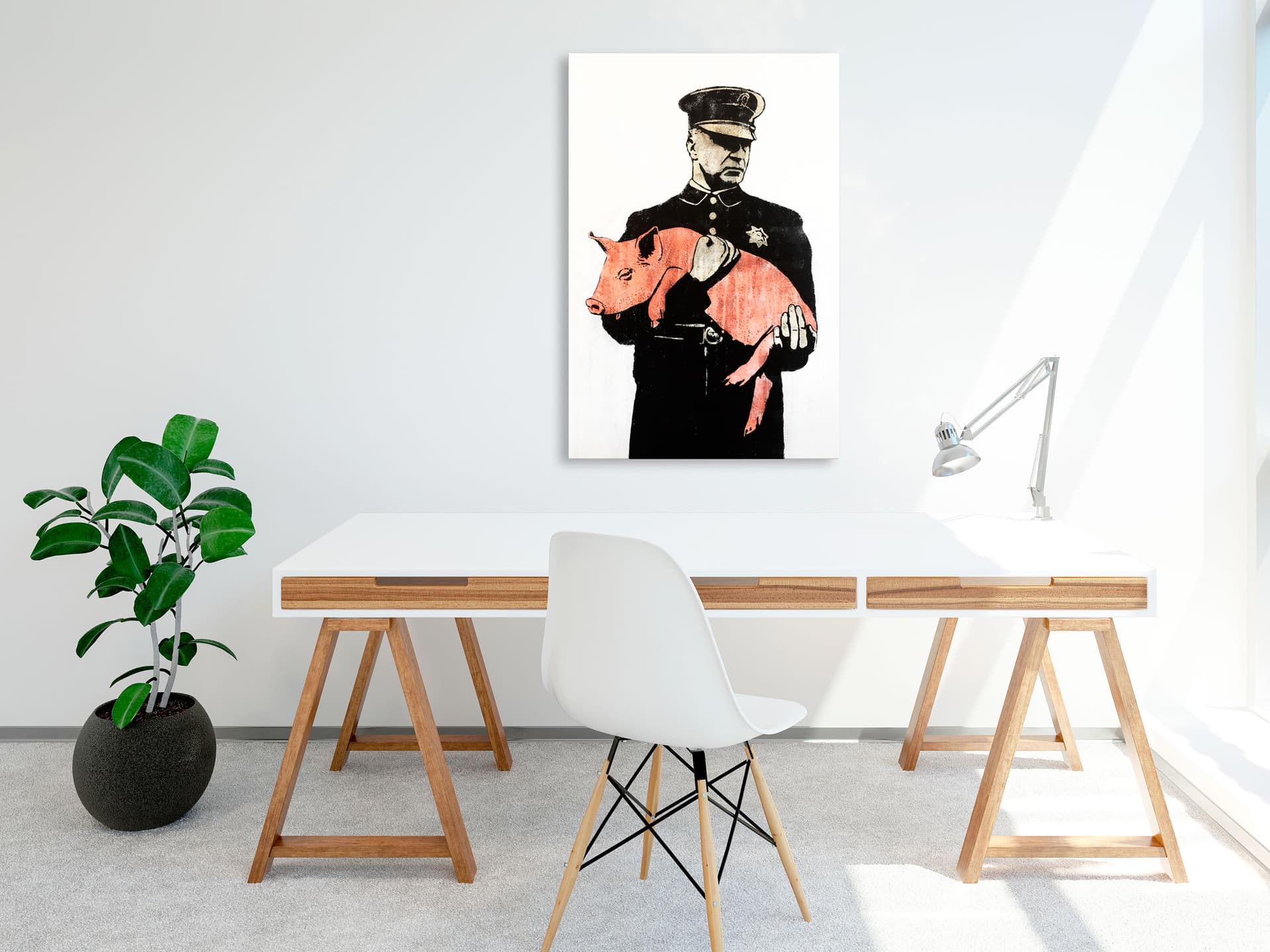 

Obraz - Policyjna świnia (1-częściowy) pionowy (rozmiar 80x120)
