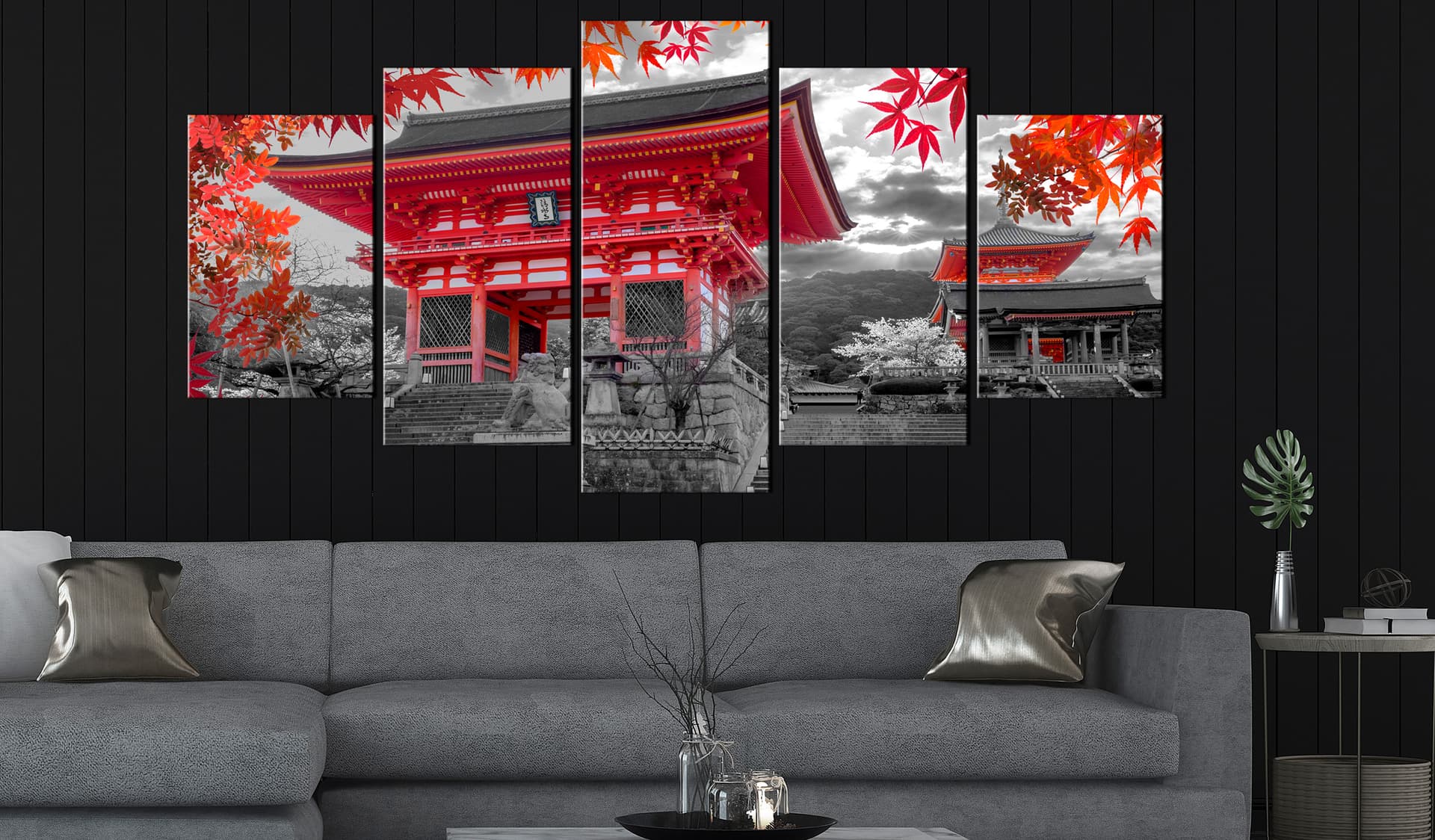 

Obraz - Kioto, Japonia (5-częściowy) szeroki (rozmiar 200x100)