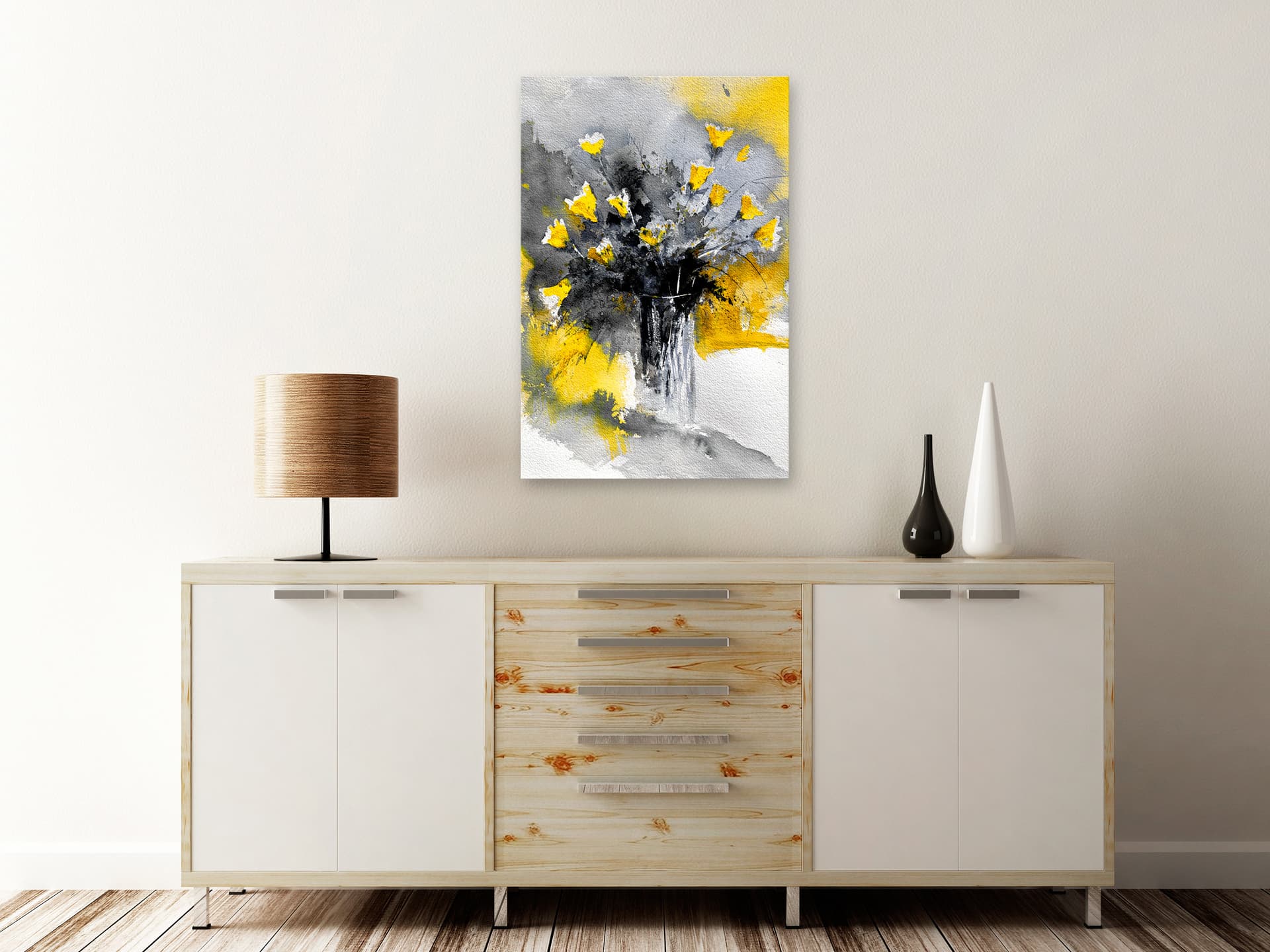 

Obraz - Bukiet kolorów (1-częściowy) pionowy żółty (rozmiar 80x120)