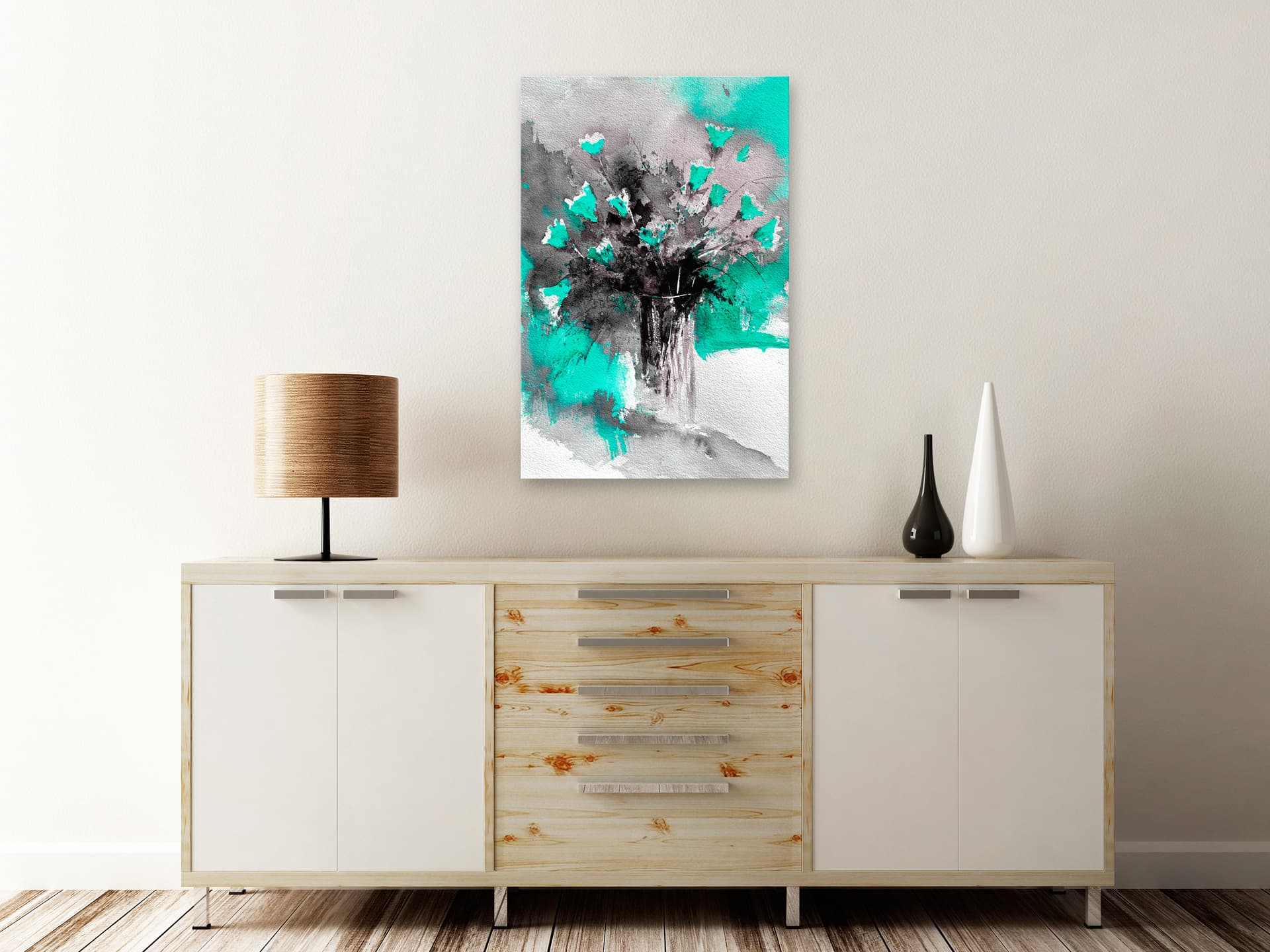 

Obraz - Bukiet kolorów (1-częściowy) pionowy zielony (rozmiar 40x60)