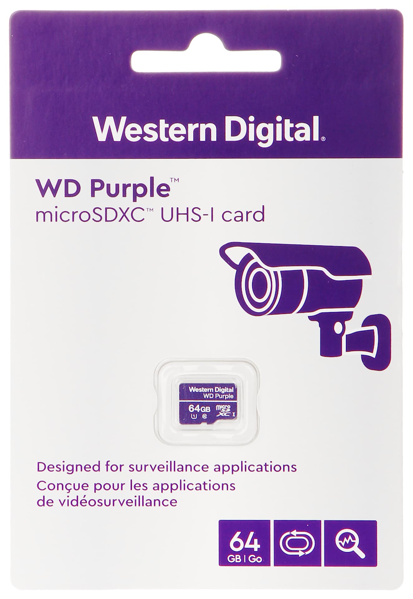 

KARTA PAMIĘCI SD-MICRO-10/64-WD microSD UHS-I, SDXC 64 GB Western Digital