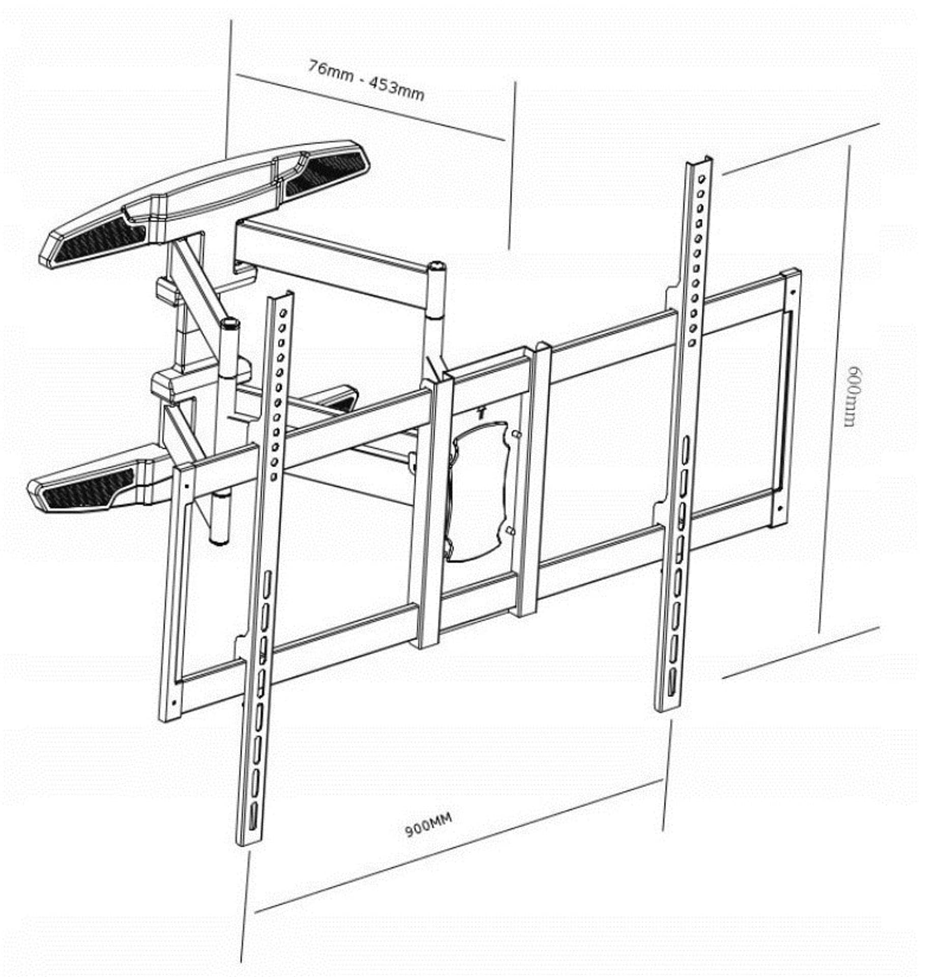 

LIBOX UCHWYT DO TELEWIZORA DUBAJ LB-450 | 32-75"