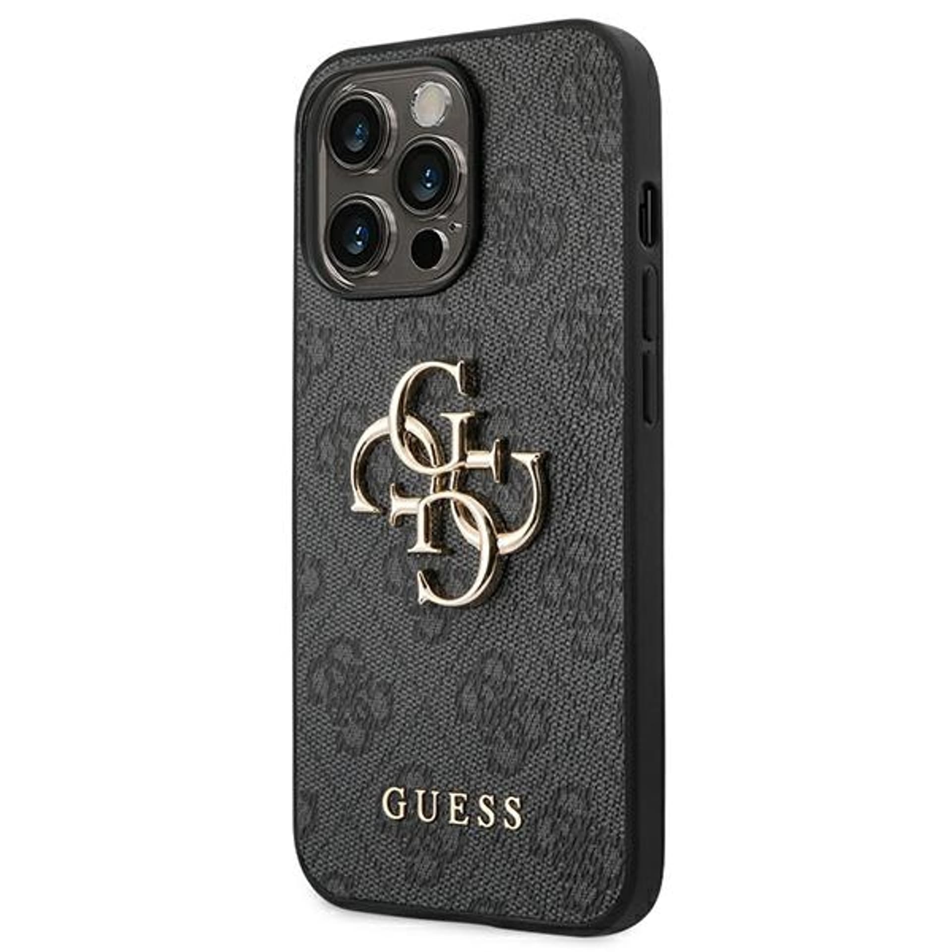 

Guess GUHCP14L4GMGGR iPhone 14 Pro 6,1" szary/grey hardcase 4G Big Metal Logo