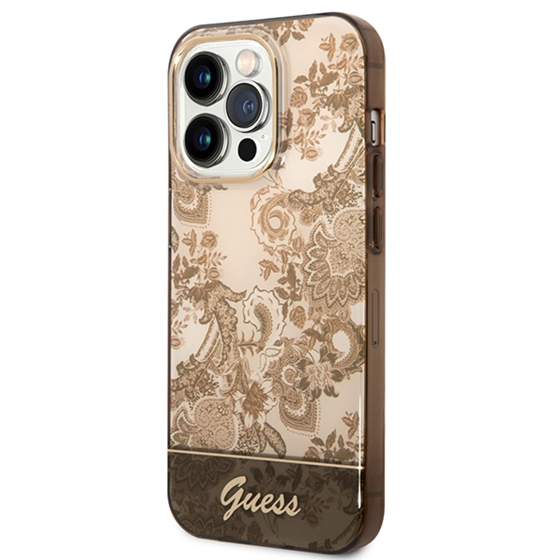 

Guess GUHCP14XHGPLHC iPhone 14 Pro Max 6,7" ochre hardcase Porcelain Collection