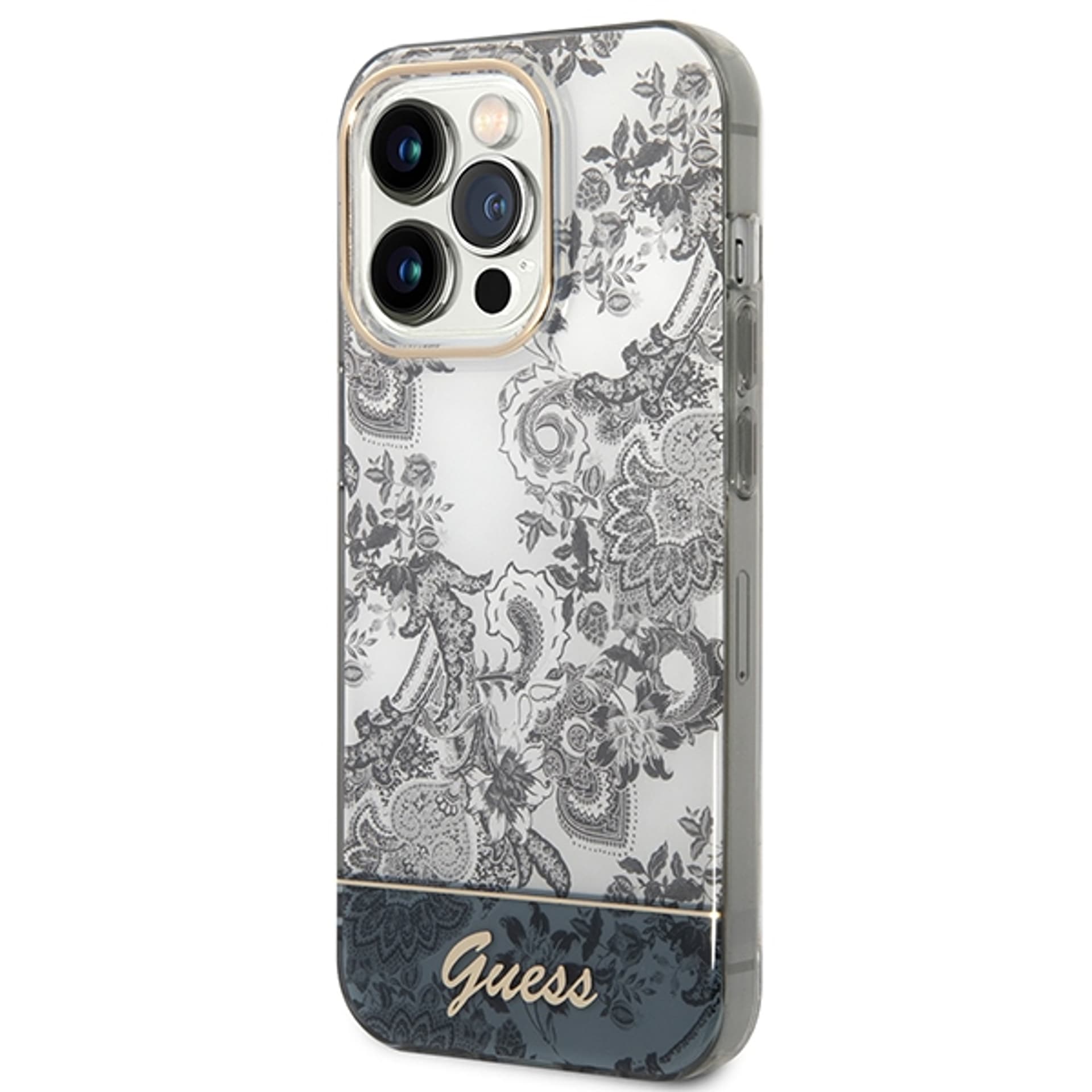

Guess GUHCP14LHGPLHG iPhone 14 Pro 6,1" szary/grey hardcase Porcelain Collection