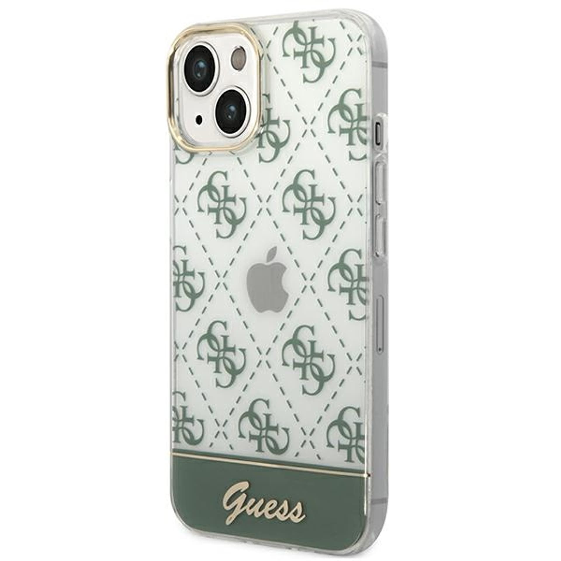 

Guess 4G Stripe Script Logo Electroplated Pattern – Etui iPhone 14 (Khaki)