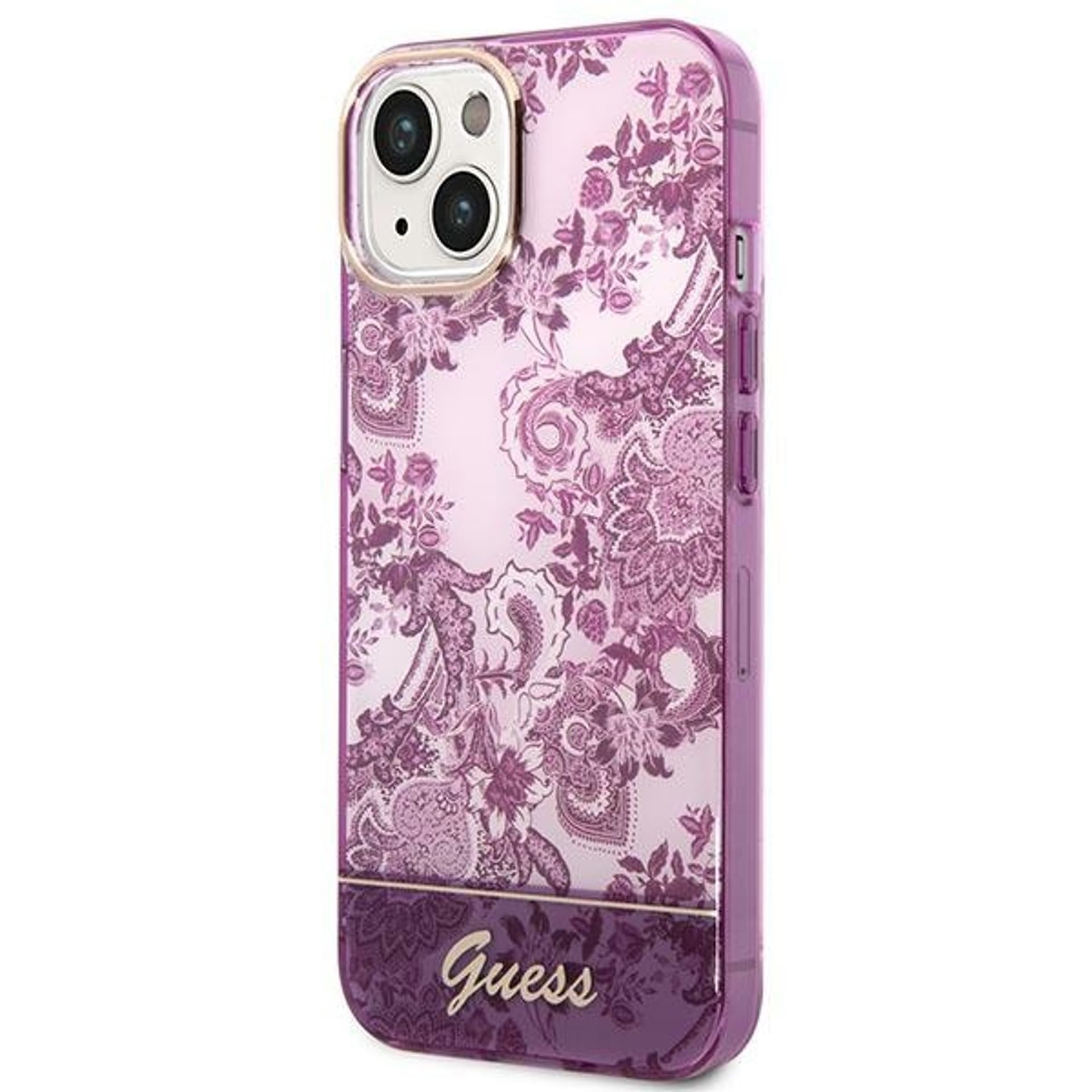 

Guess GUHCP14SHGPLHF iPhone 14 6,1" fuksja/fuschia hardcase Porcelain Collection