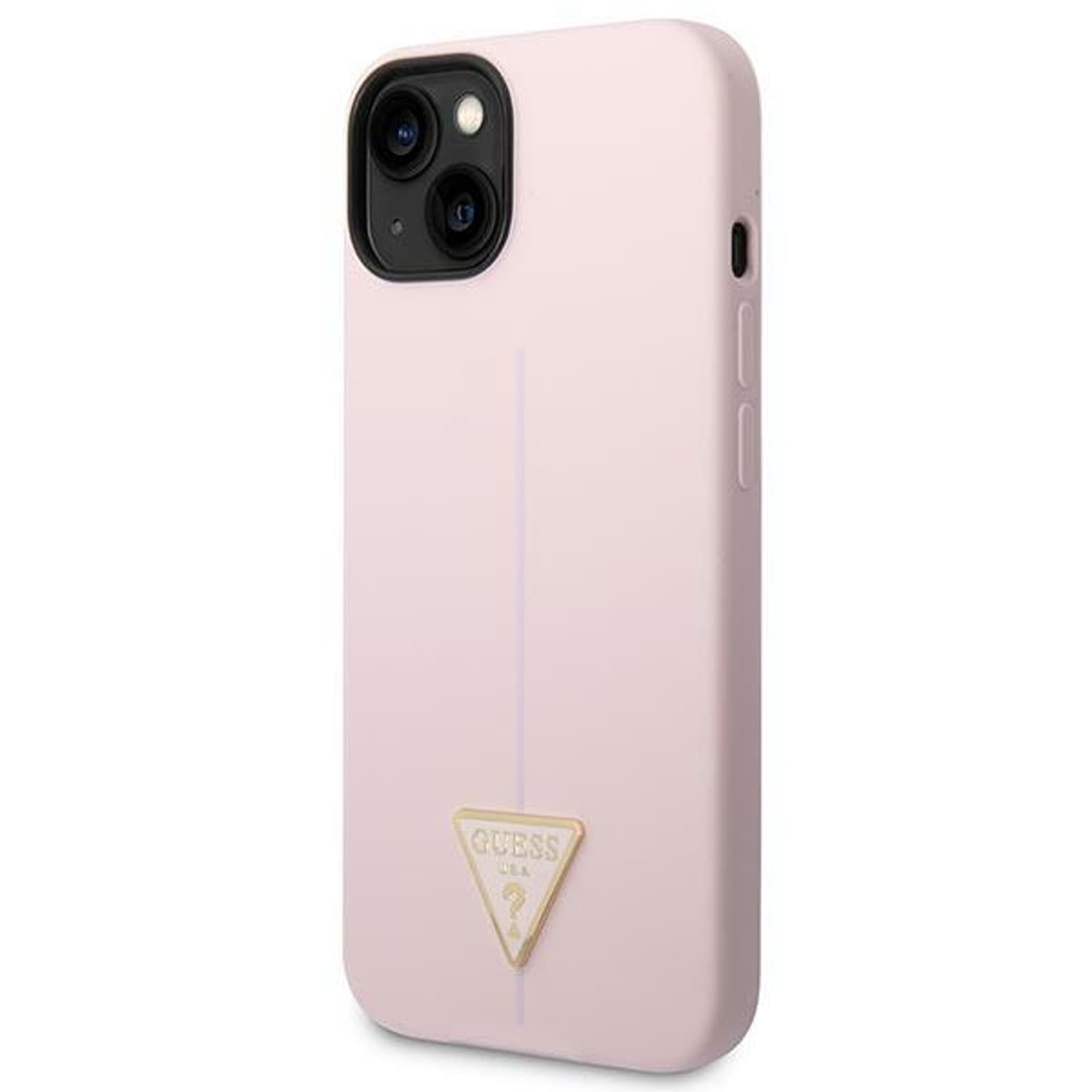 

Guess GUHCP14SSLTGU iPhone 14 6,1" fioletowy/purple hardcase Silicone Triangle
