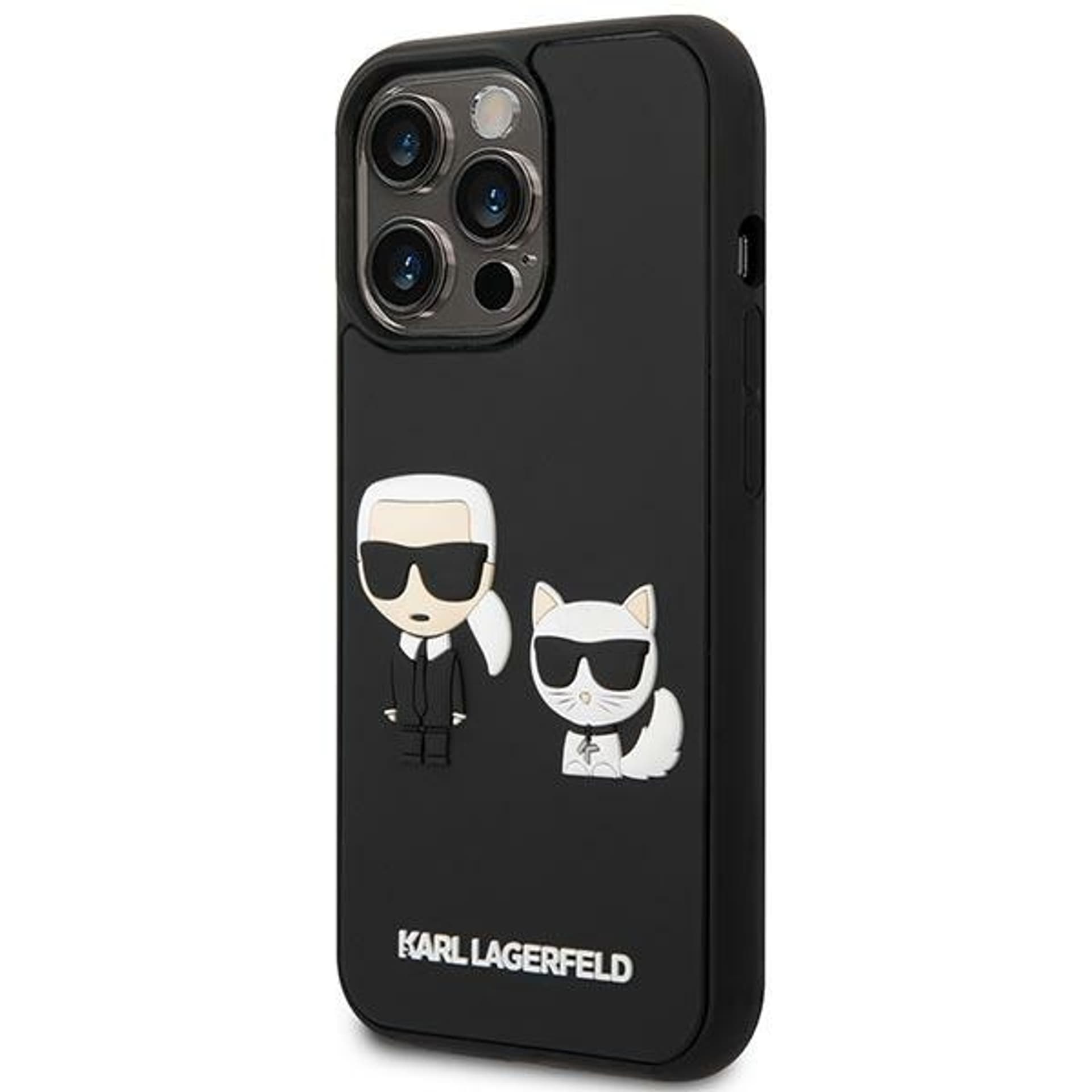 

Karl Lagerfeld KLHCP14X3DRKCK iPhone 14 Pro Max 6,7" czarny/black hardcase Karl&Choupette Ikonik 3D